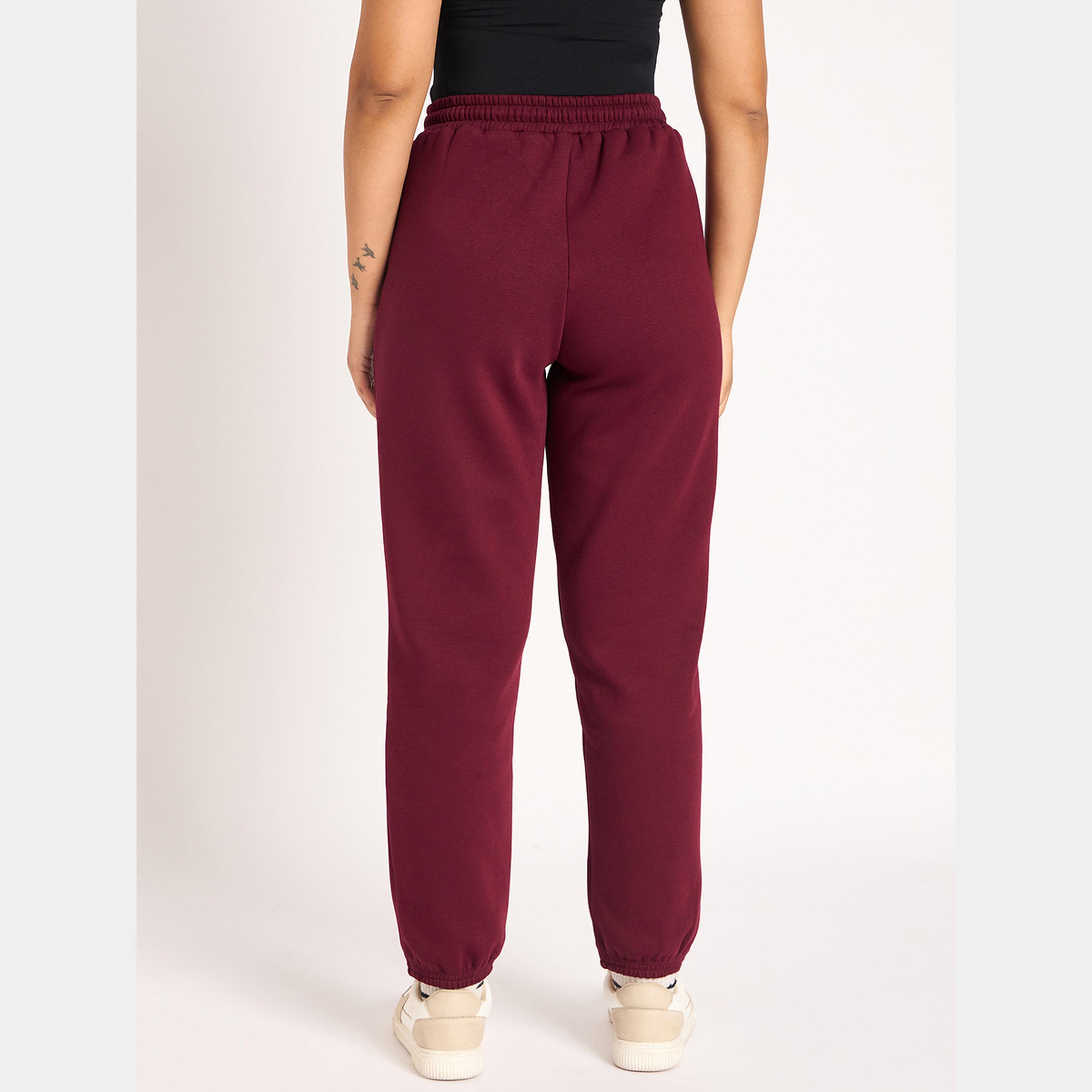 فيميلا - بنطال رياضي نسائي صوف باللون البرغندي-women-clothing-bottoms-joggers-image-6