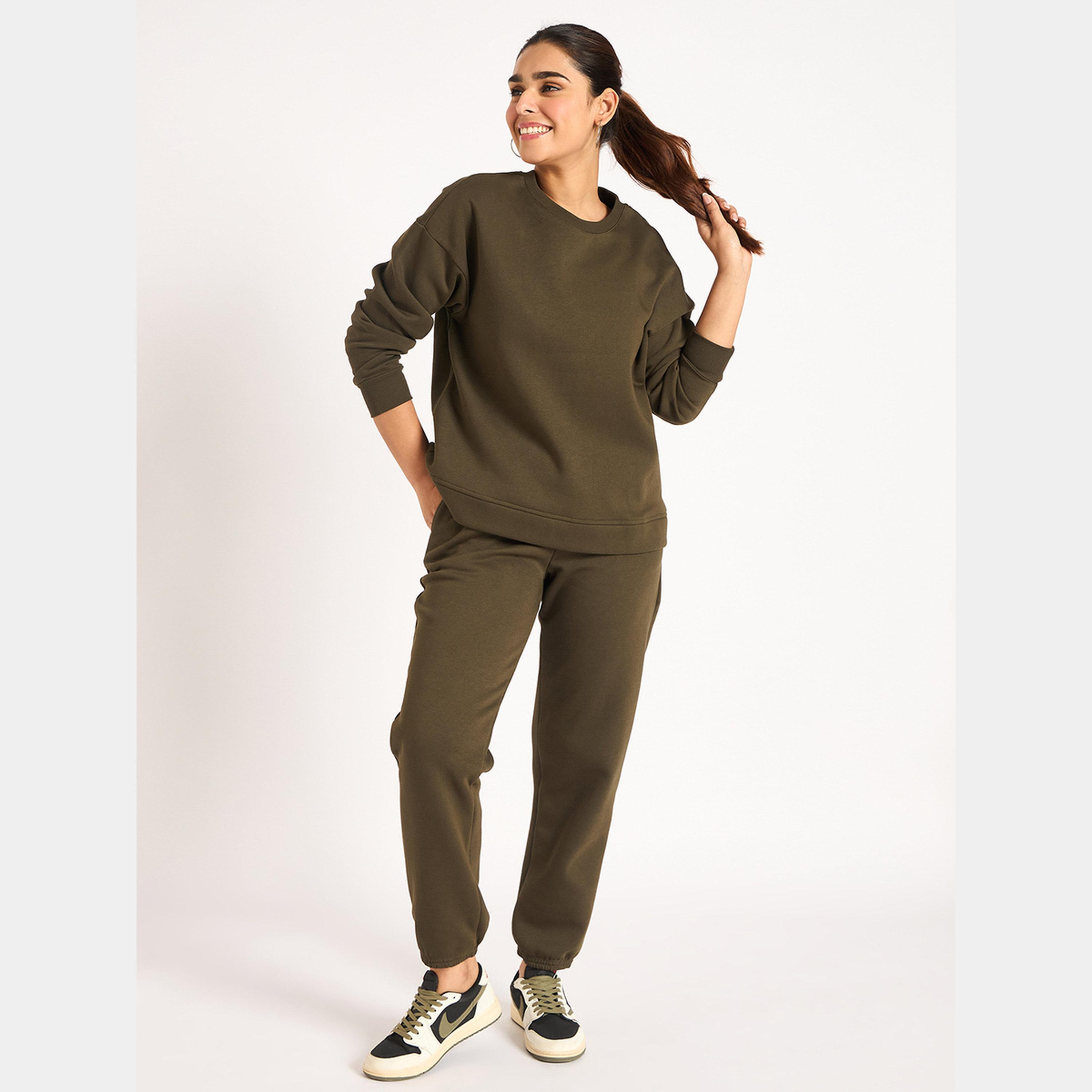 فيميلا - بنطال رياضي نسائي صوف الزيتوني-women-clothing-bottoms-joggers-image-6