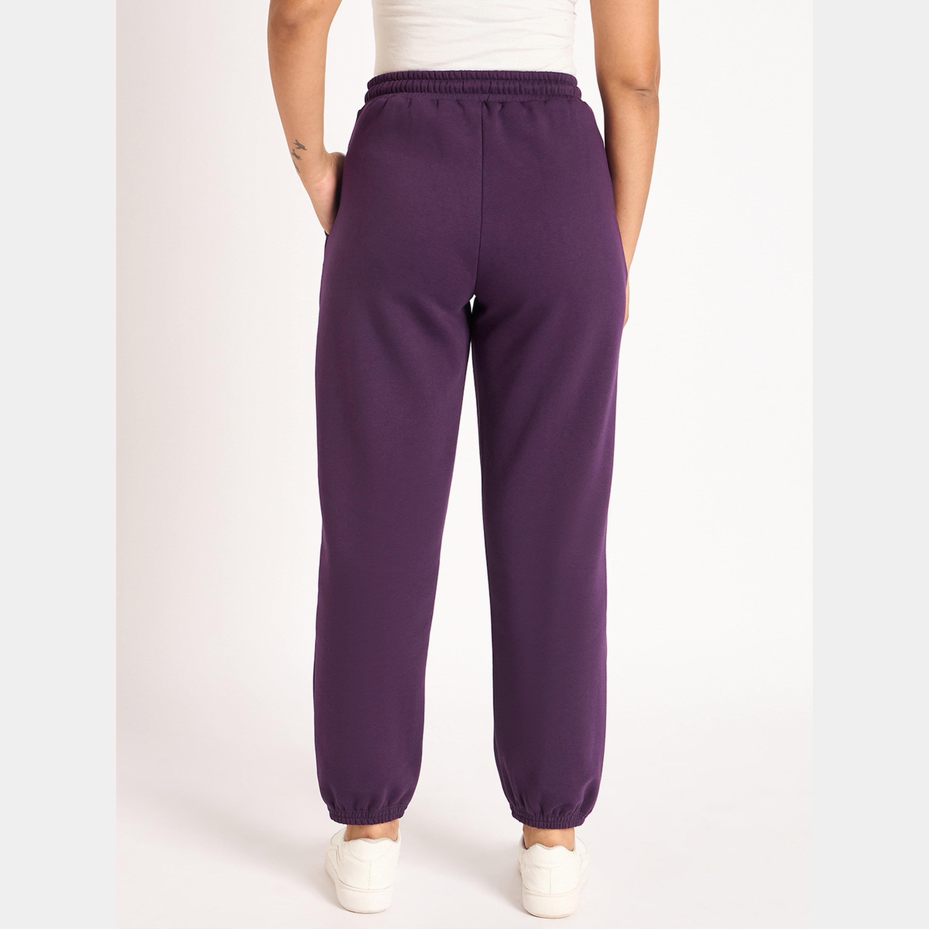 فيميلا - بنطال رياضي نسائي صوف أرجواني اللون-women-clothing-bottoms-joggers-image-4