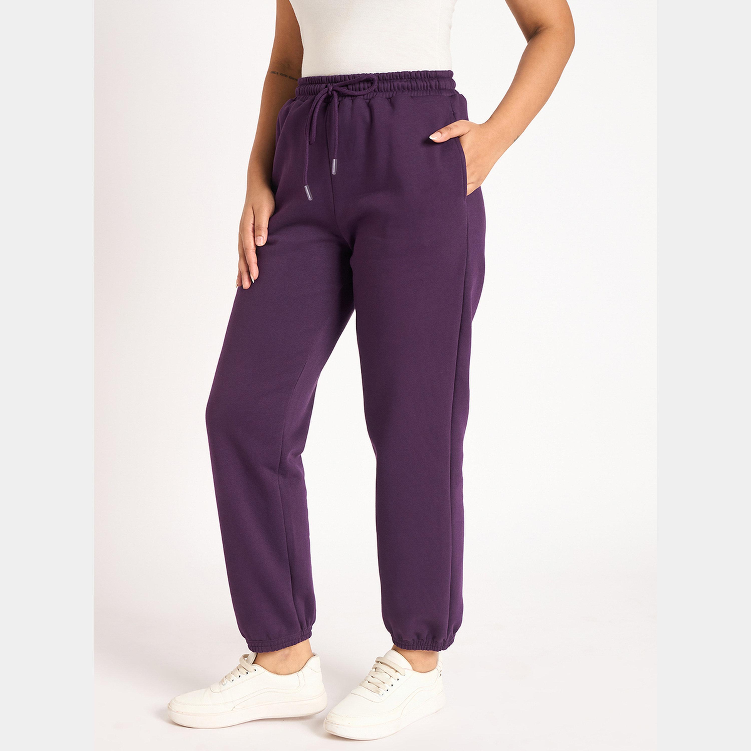 فيميلا - بنطال رياضي نسائي صوف أرجواني اللون-women-clothing-bottoms-joggers-image-5