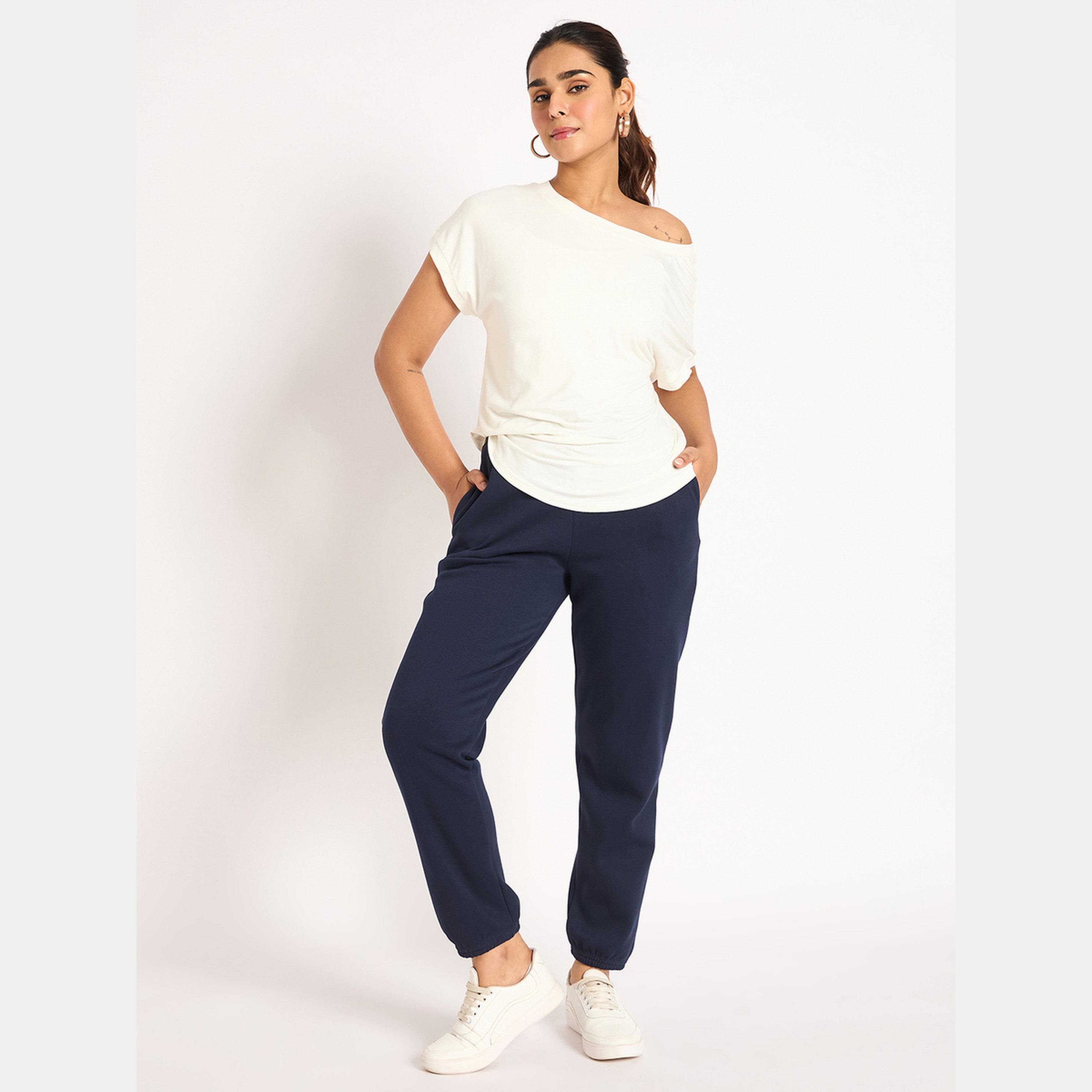 فيميلا - بنطال رياضي نسائي صوف باللون الأزرق الداكن-women-clothing-bottoms-joggers-image-2