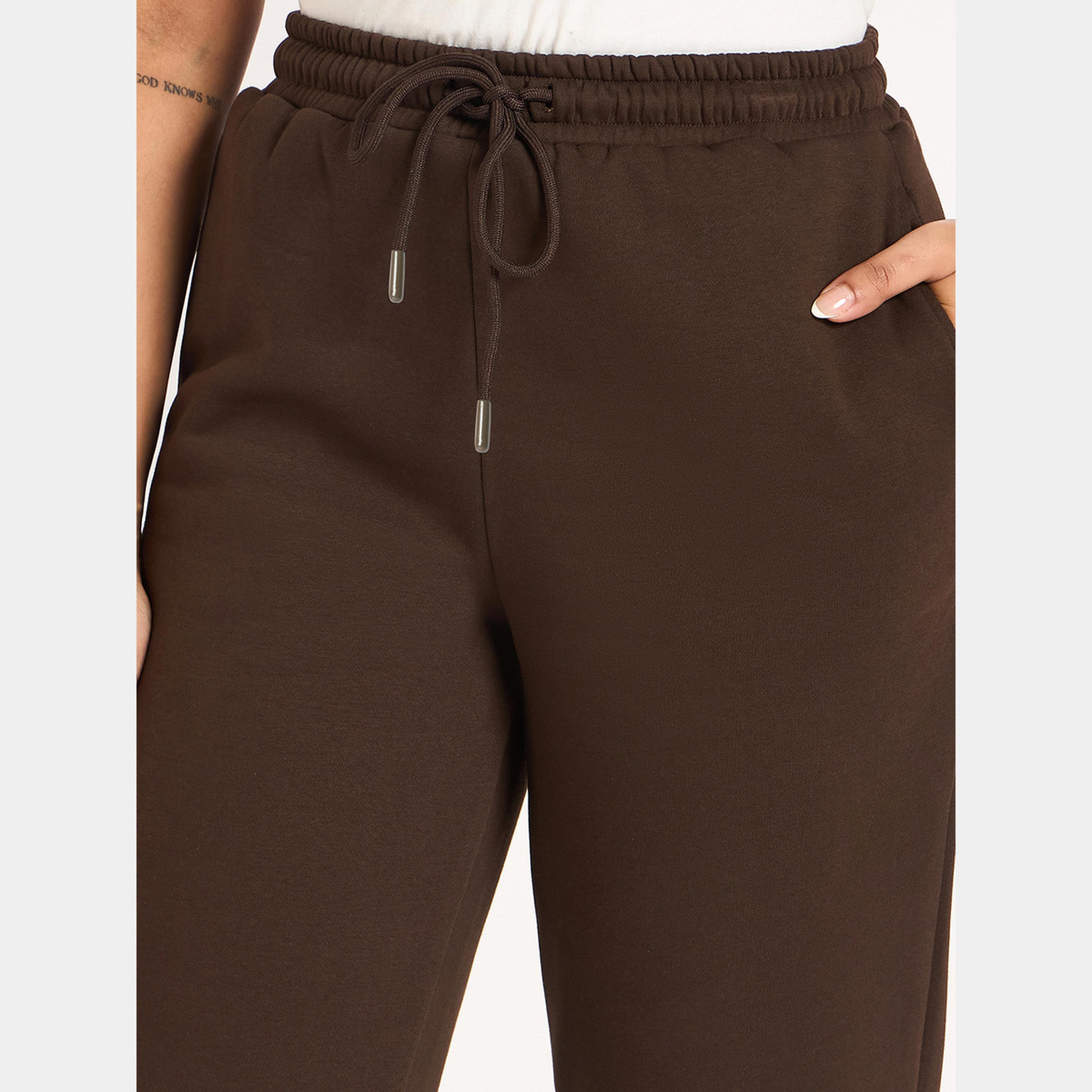 فيميلا - بنطال رياضي صوف لون القهوة البني-women-clothing-bottoms-joggers-image-3