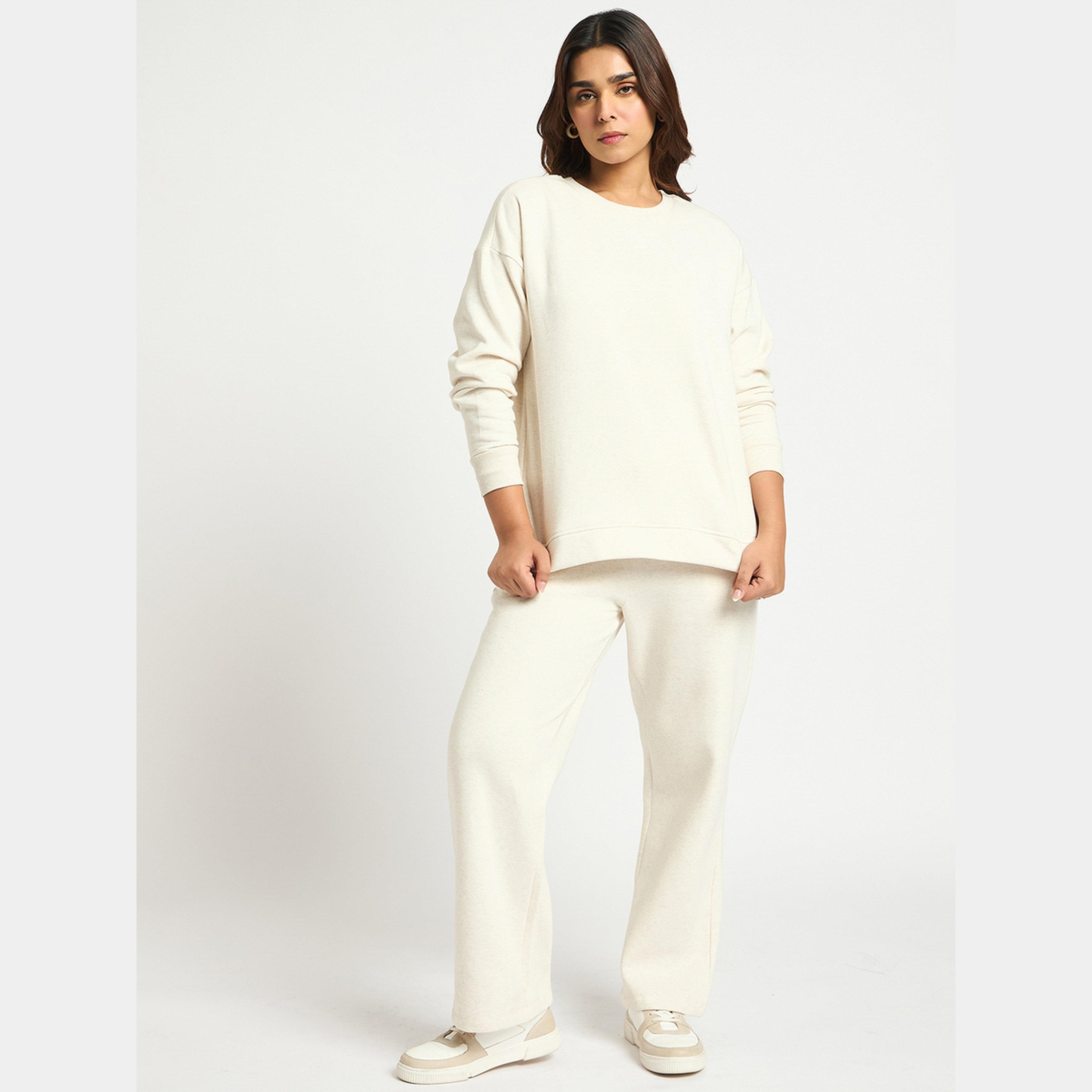 فيميلا - سويت شيرت نسائي صوف بأكمام طويلة ورقبة دائرية سادة-women-clothing-hoodiesandsweatshirts-sweatshirts-image-6