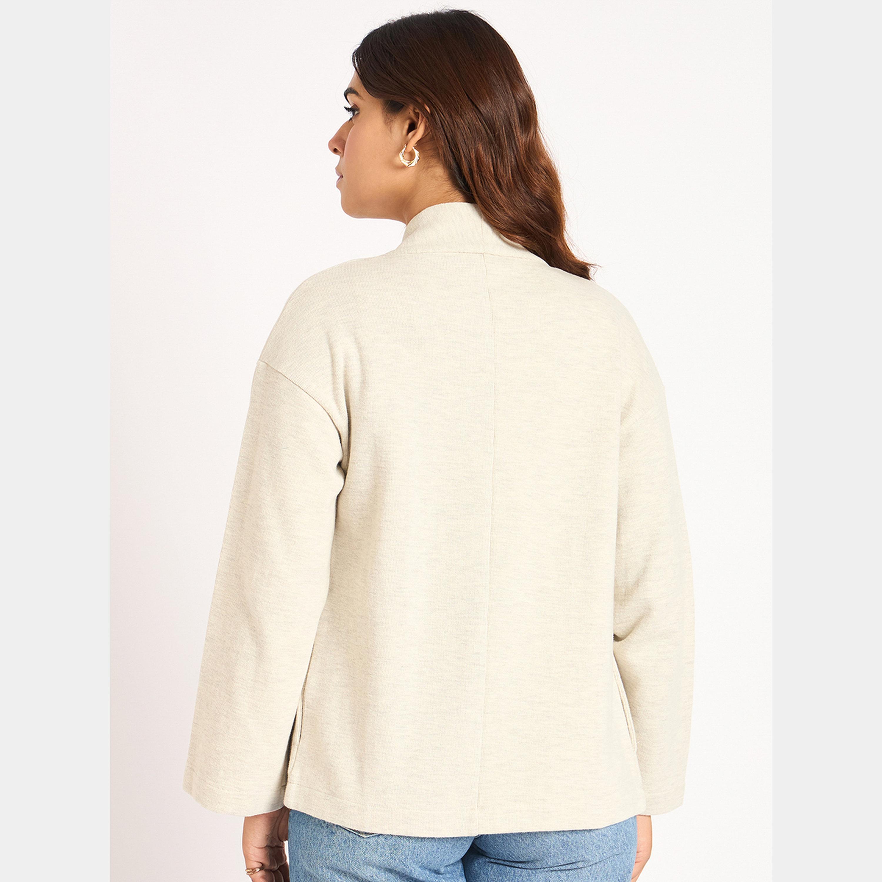 فيميلا - بلوزة نسائية بأكمام طويلة مطرزة لون بيج-women-winterwear-cardigansandjumpers-cardigans-image-3