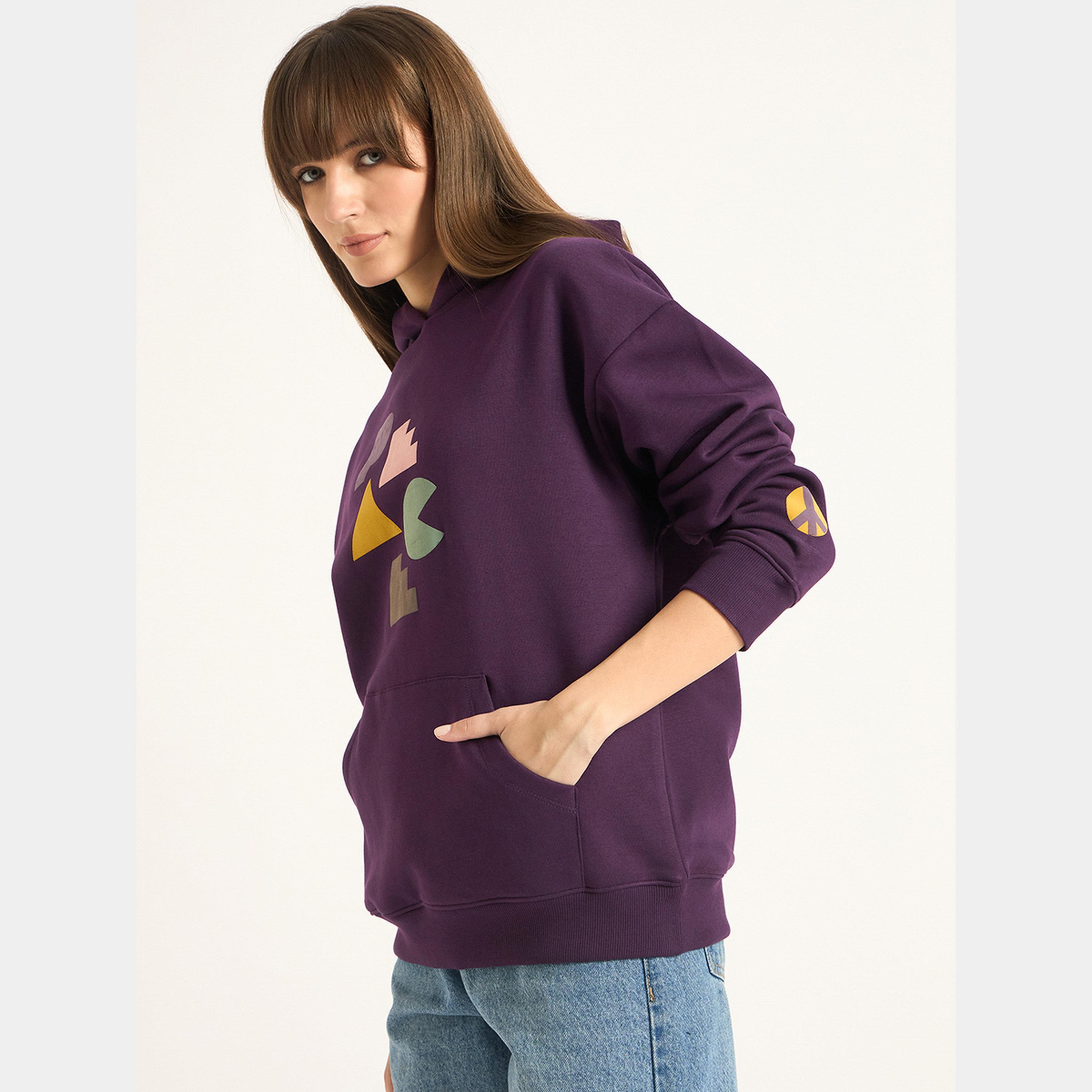فيميلا - هودي نسائي بأكمام طويلة وياقة وغطاء للرأس رسومات غرافيكية-women-clothing-hoodiesandsweatshirts-hoodies-image-6