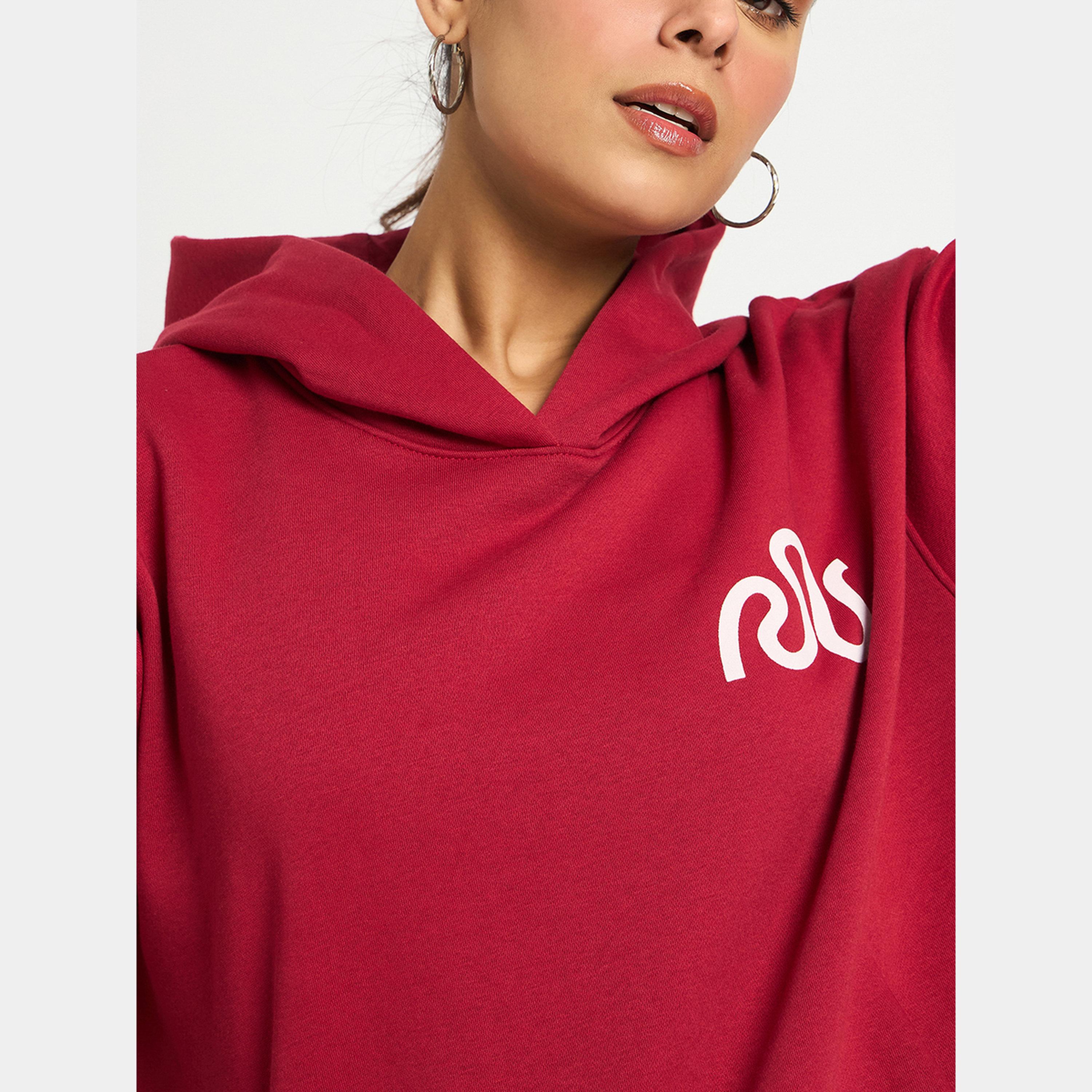 فيميلا - هودي نسائي صوف بغطاء للرأس وأكمام طويلة رسومات غرافيكية-women-clothing-hoodiesandsweatshirts-hoodies-image-3
