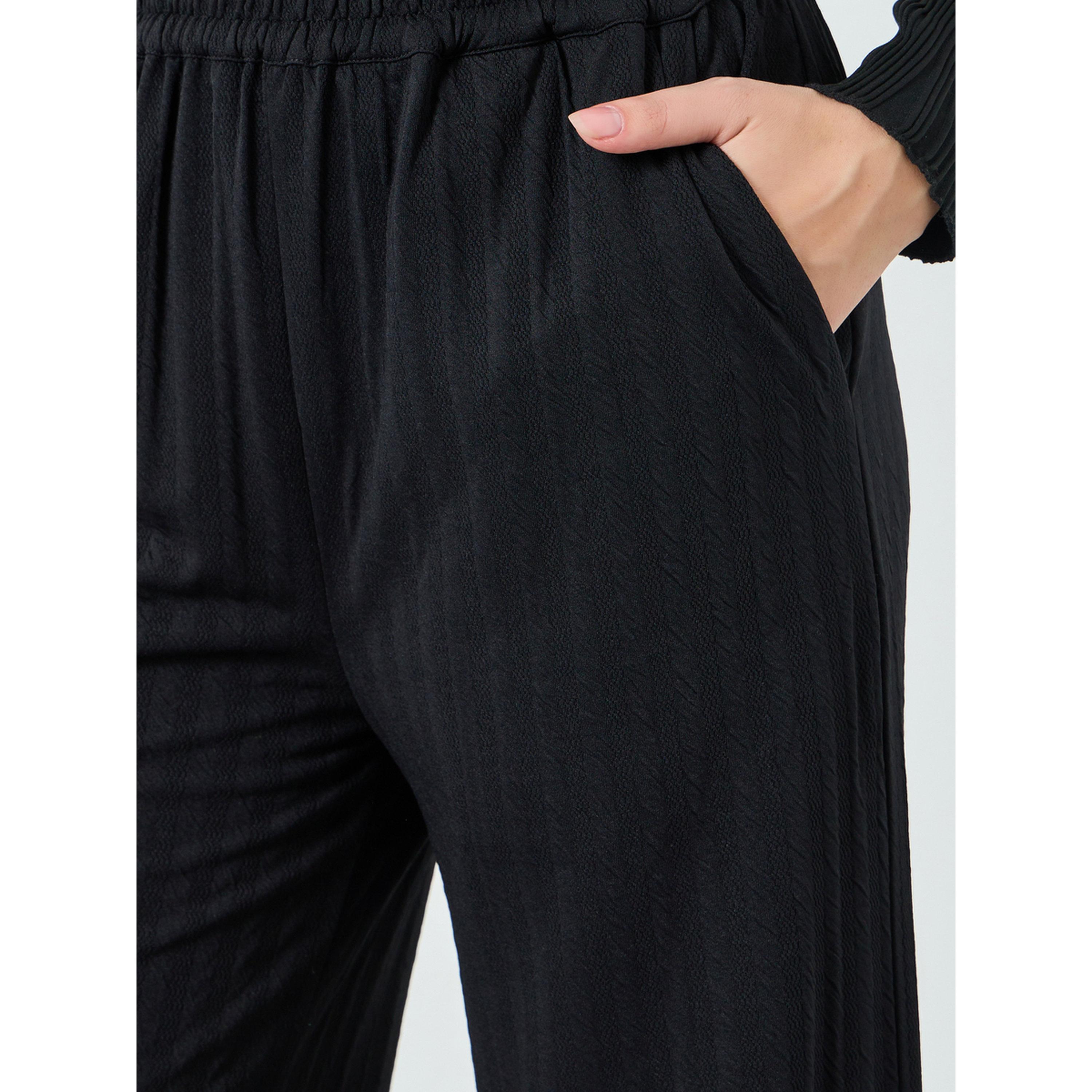 بنطال أسود بأرجل واسعة-women-clothing-bottoms-trousers-image-3