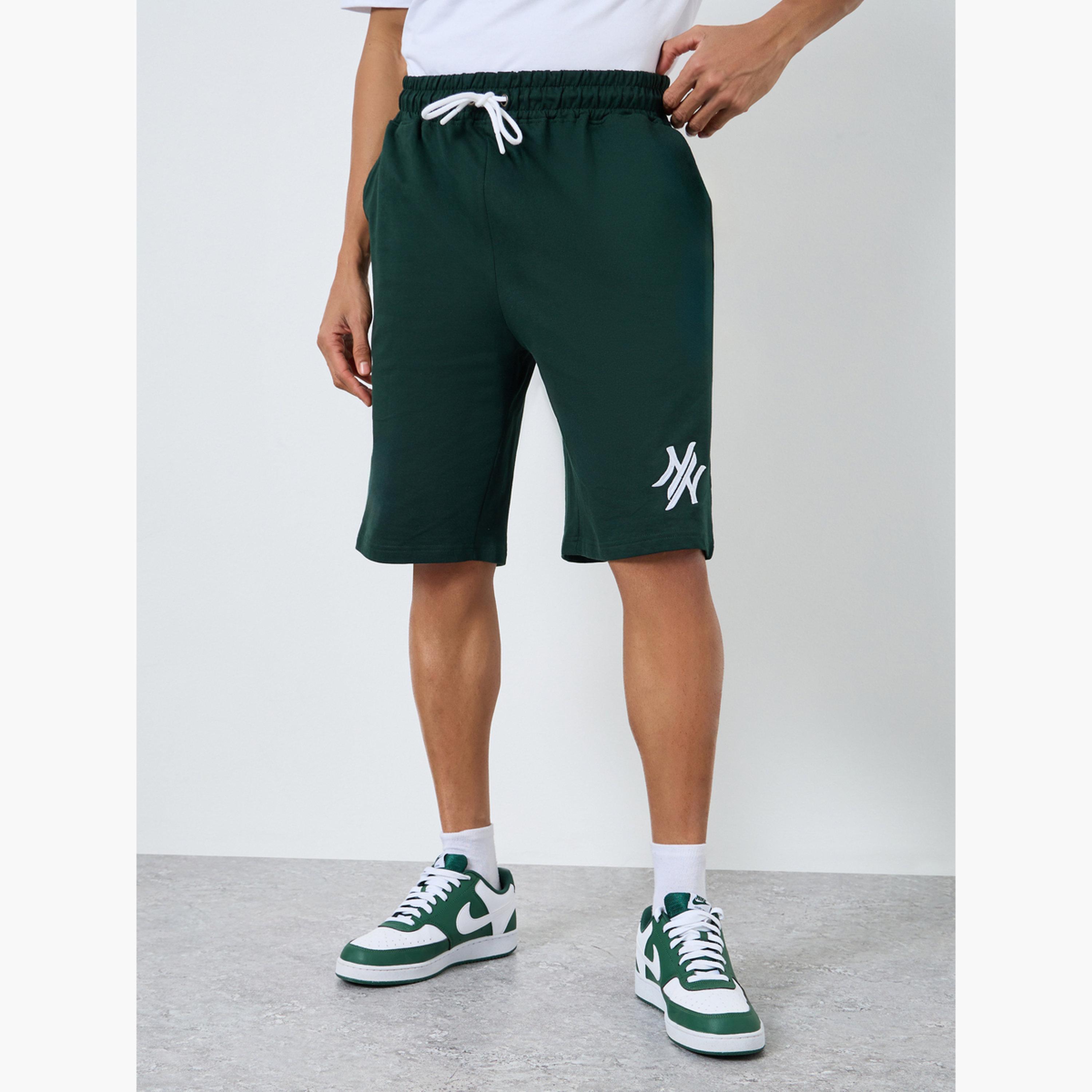 Styli Men Minimal Print Oversized T-Shirt and Shorts Co-Ords-men-clothing-coordsets-image-4