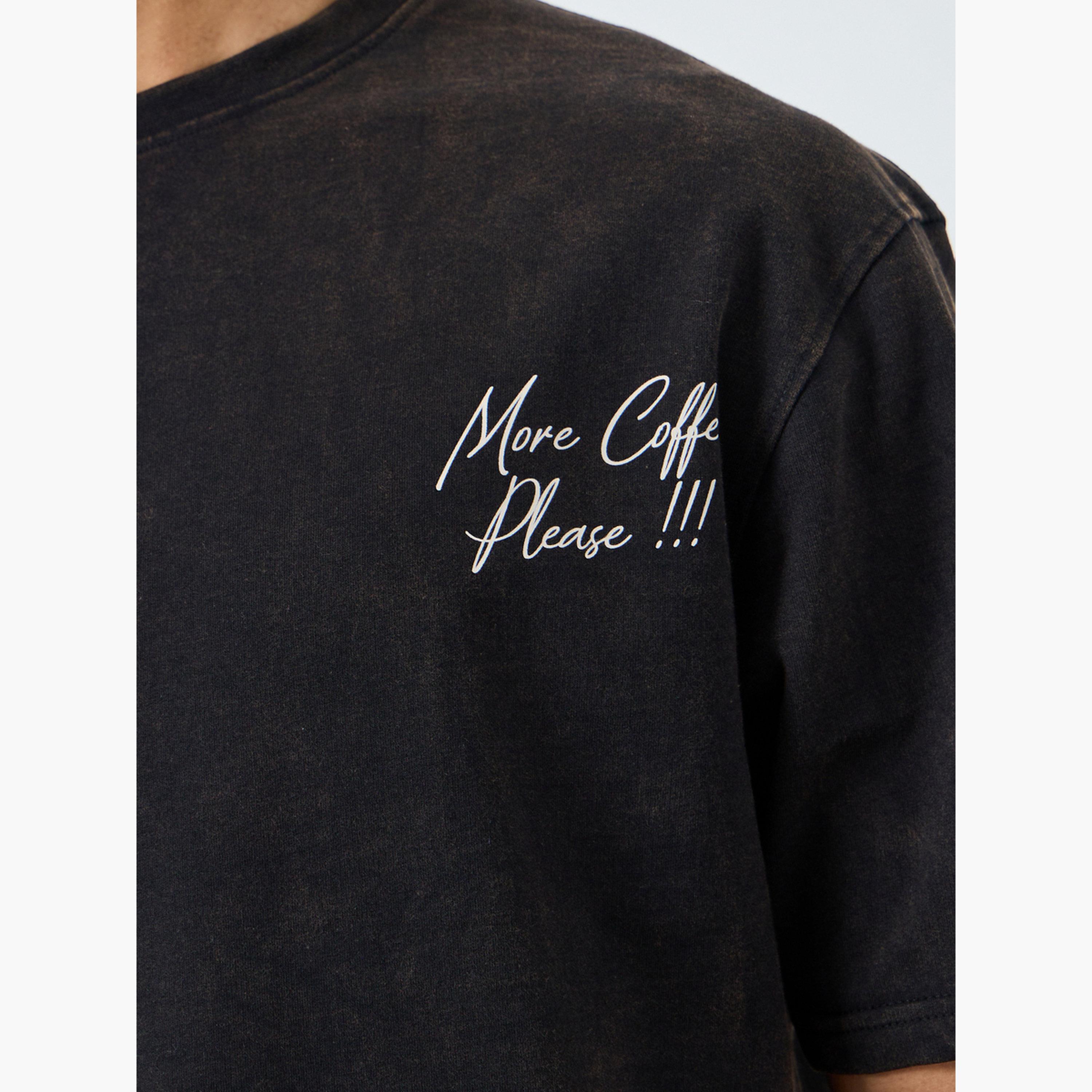Styli Men Oversized Acid Washed T-Shirt and Shorts Co-Ords-men-clothing-coordsets-image-4
