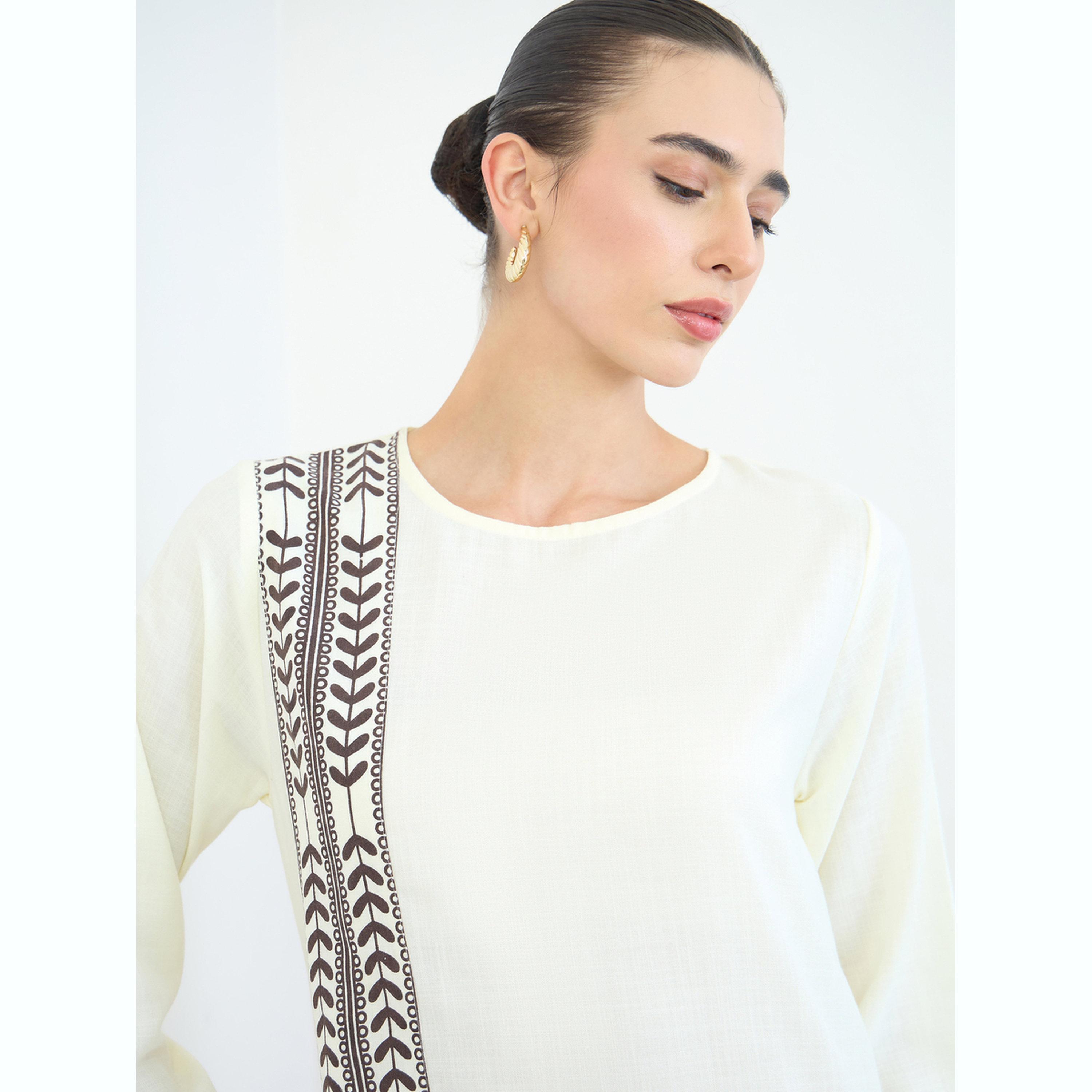 جلابية بأكمام طويلة مزينة بتفاصيل مطبعة-women-arabicclothing-jalabiyas-image-5