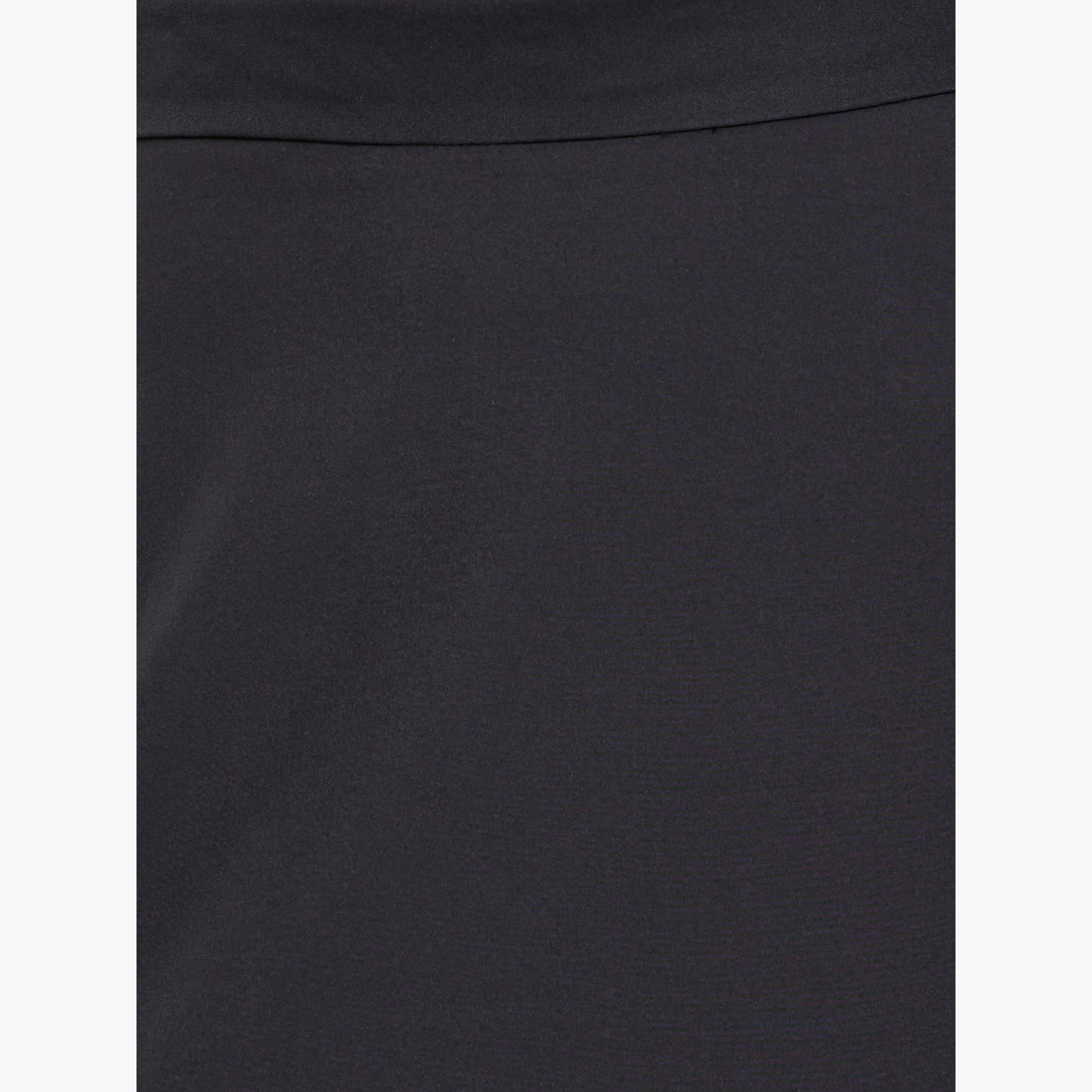 Styli Women Solid A-Line Maxi Skirt-women-clothing-bottoms-skirts-image-4