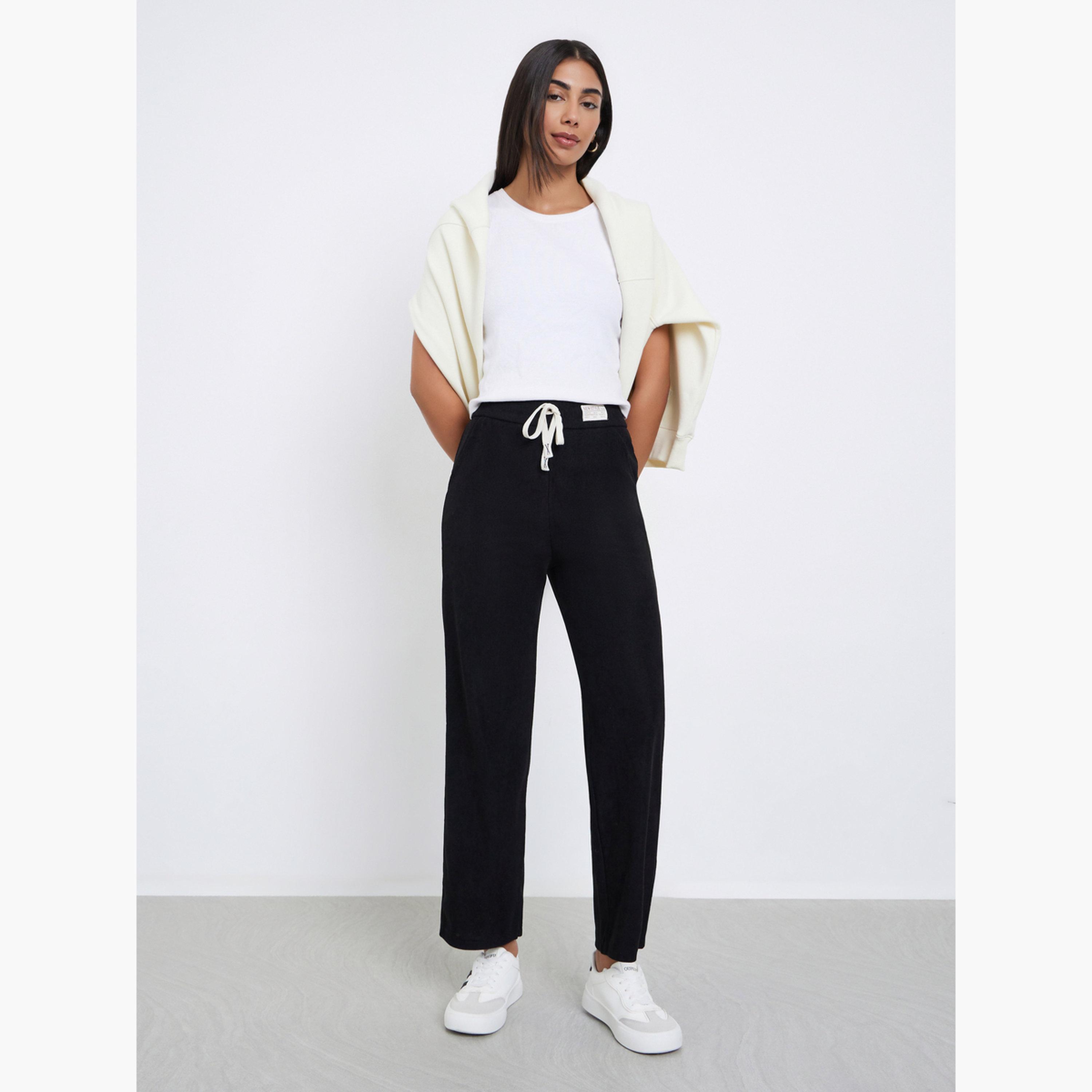 Styli Women Straight Leg Corduroy Pants-women-clothing-bottoms-trousers-image-2