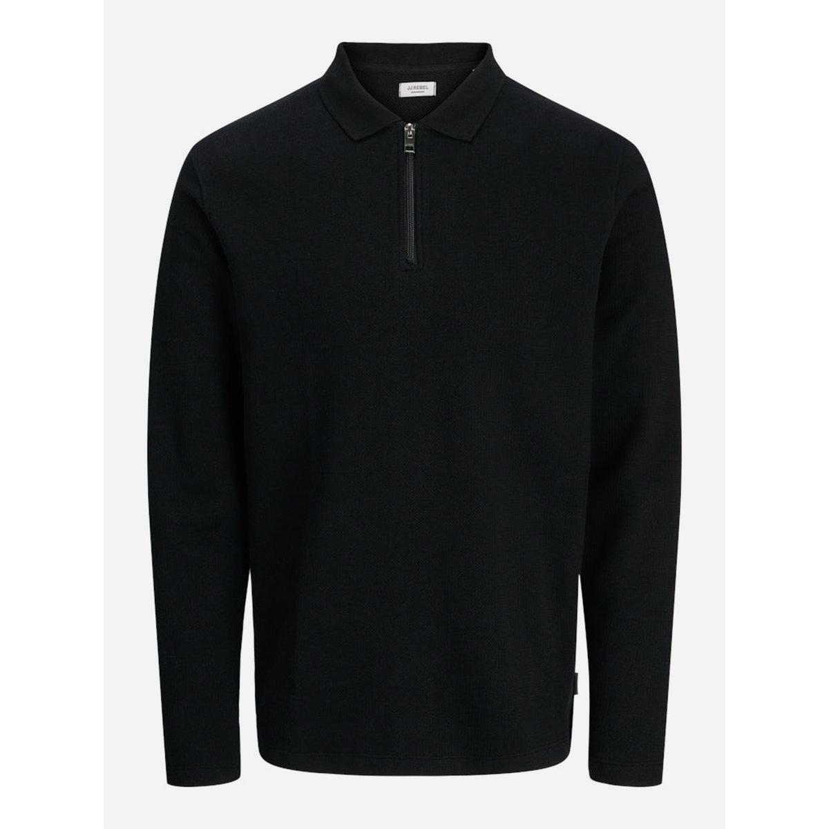 REBEL JREBDEX Textured Knit Half Zip Polo-men-clothing-tshirtsandpolos-polos-image-1