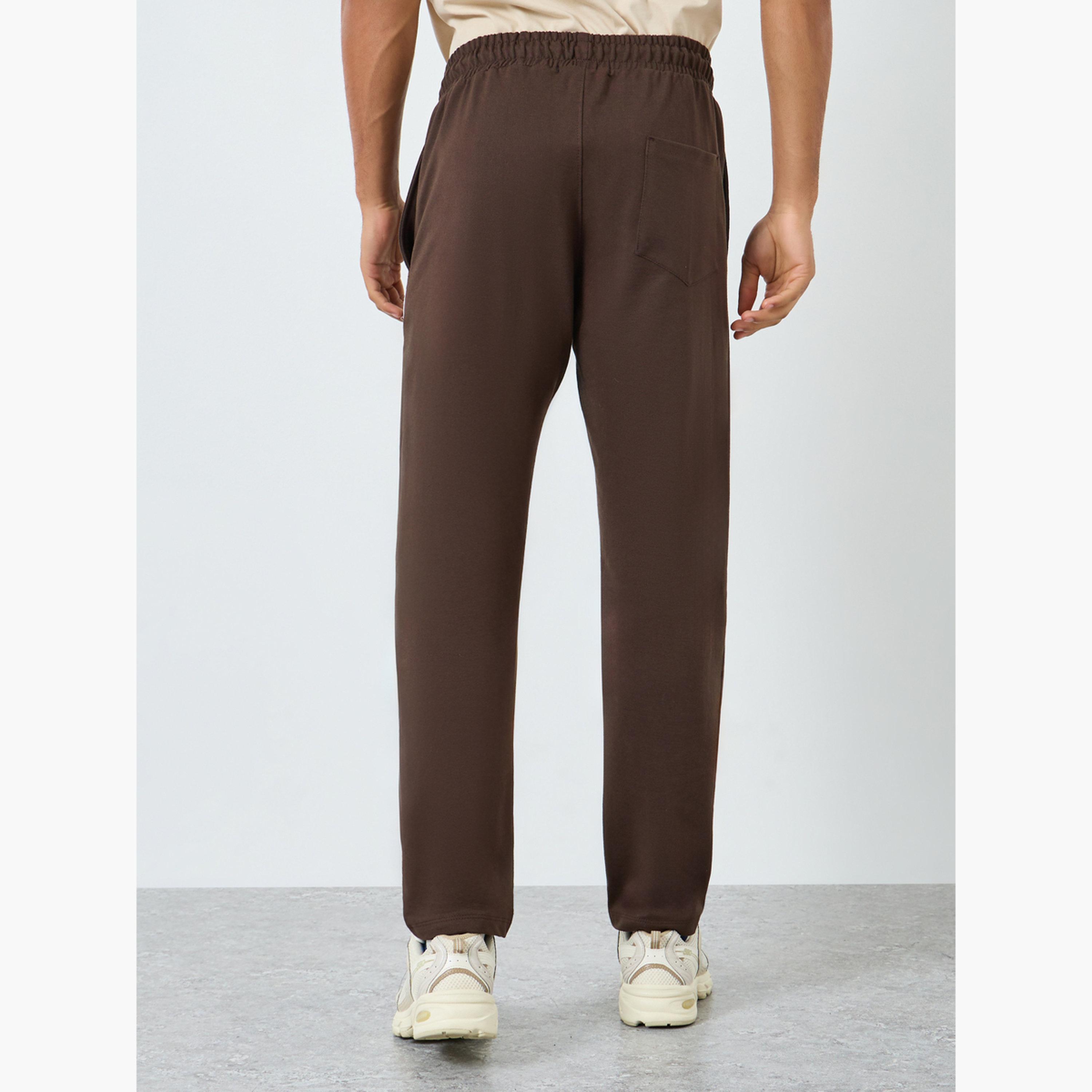 Styli Men Slim Fit Terry Paneled Elasticated Joggers-men-clothing-bottoms-joggers-image-4
