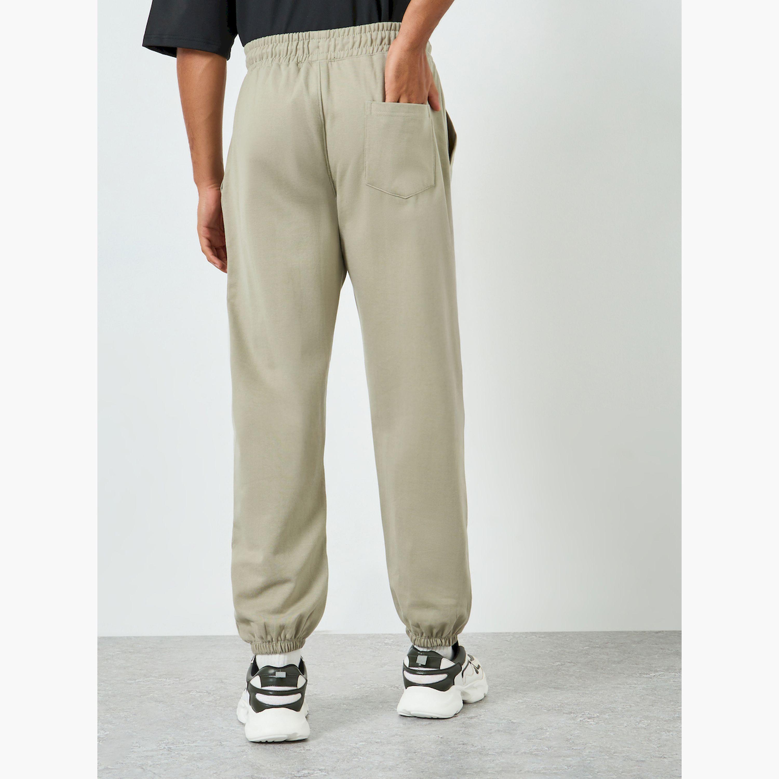 Styli Men Relaxed Fleece Embroidered Joggers-men-clothing-bottoms-joggers-image-5