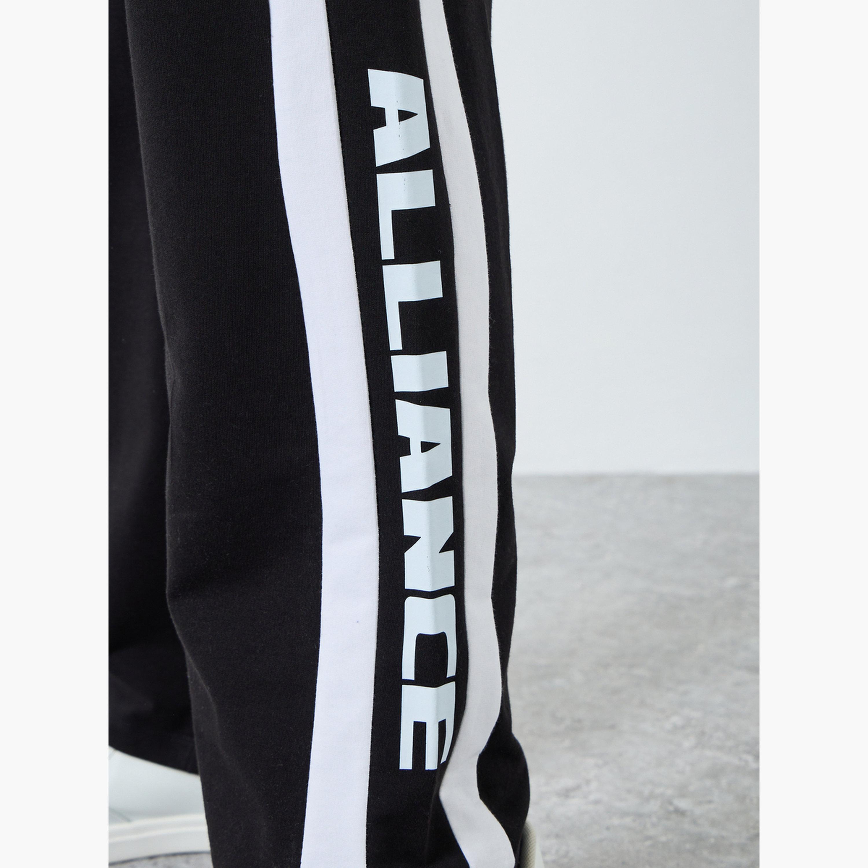 Styli Men Oversized Terry Side Tape Printed Joggers-men-clothing-bottoms-joggers-image-3
