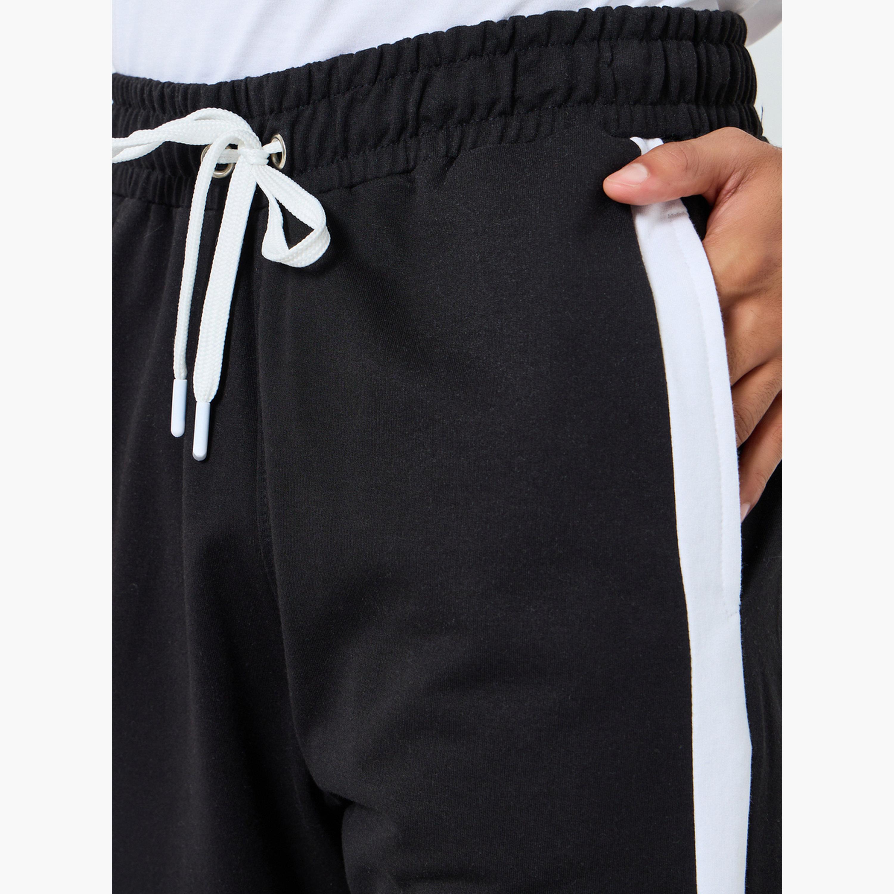 Styli Men Oversized Terry Side Tape Printed Joggers-men-clothing-bottoms-joggers-image-4
