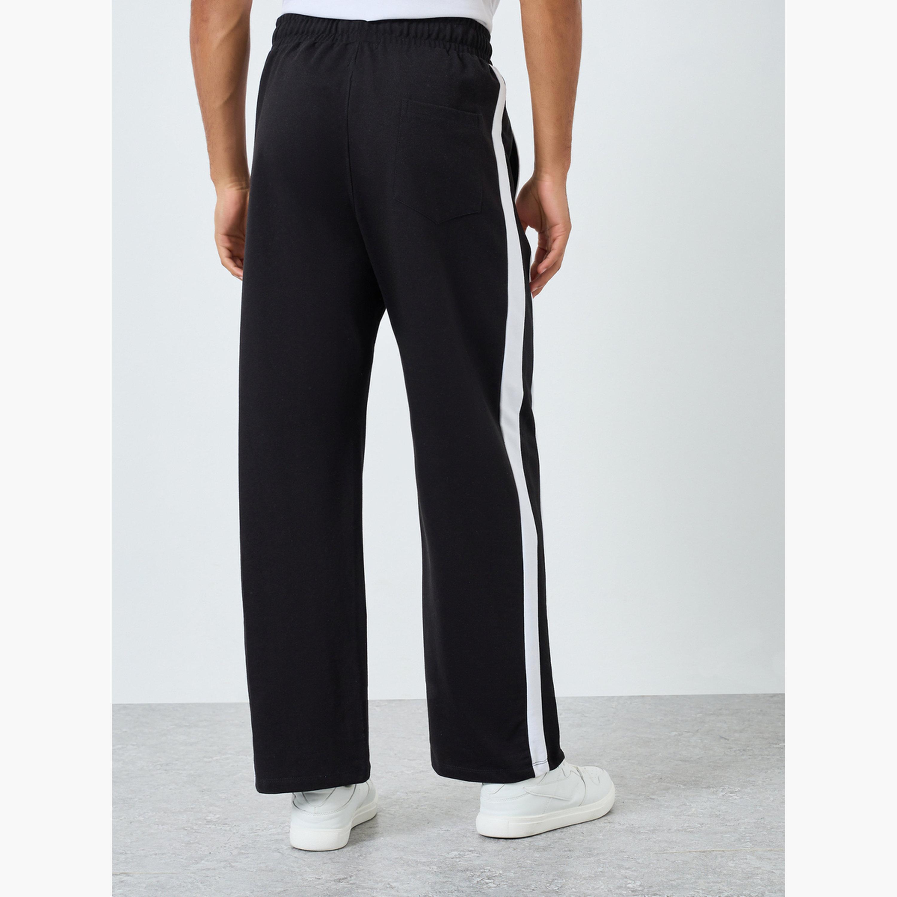 Styli Men Oversized Terry Side Tape Printed Joggers-men-clothing-bottoms-joggers-image-5
