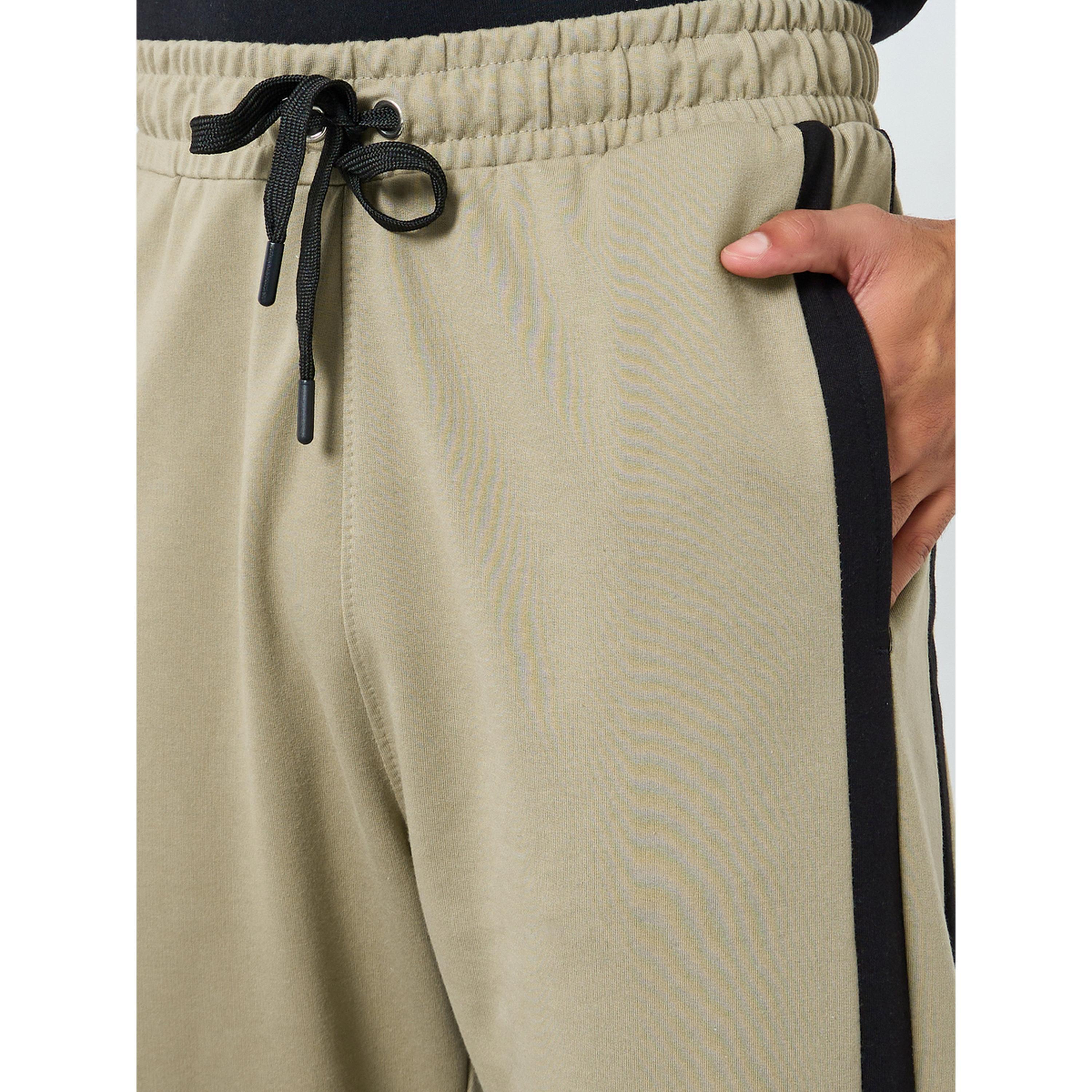 بنطال جوغر تيري رجالي فضفاض ومخطط-men-clothing-bottoms-joggers-image-3