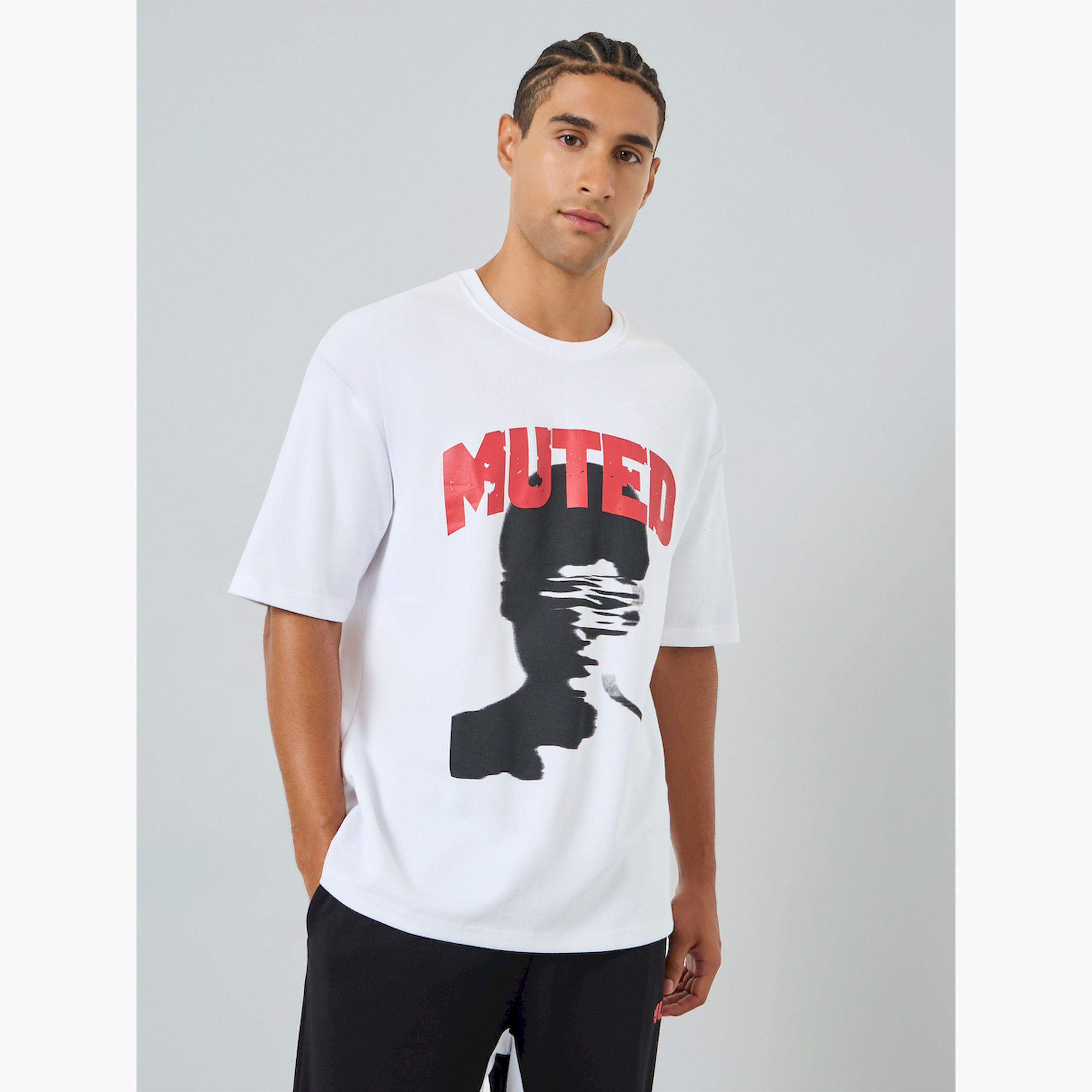 Styli Men Graphic Oversized T-Shirt and Joggers Co-Ords-men-clothing-coordsets-image-2