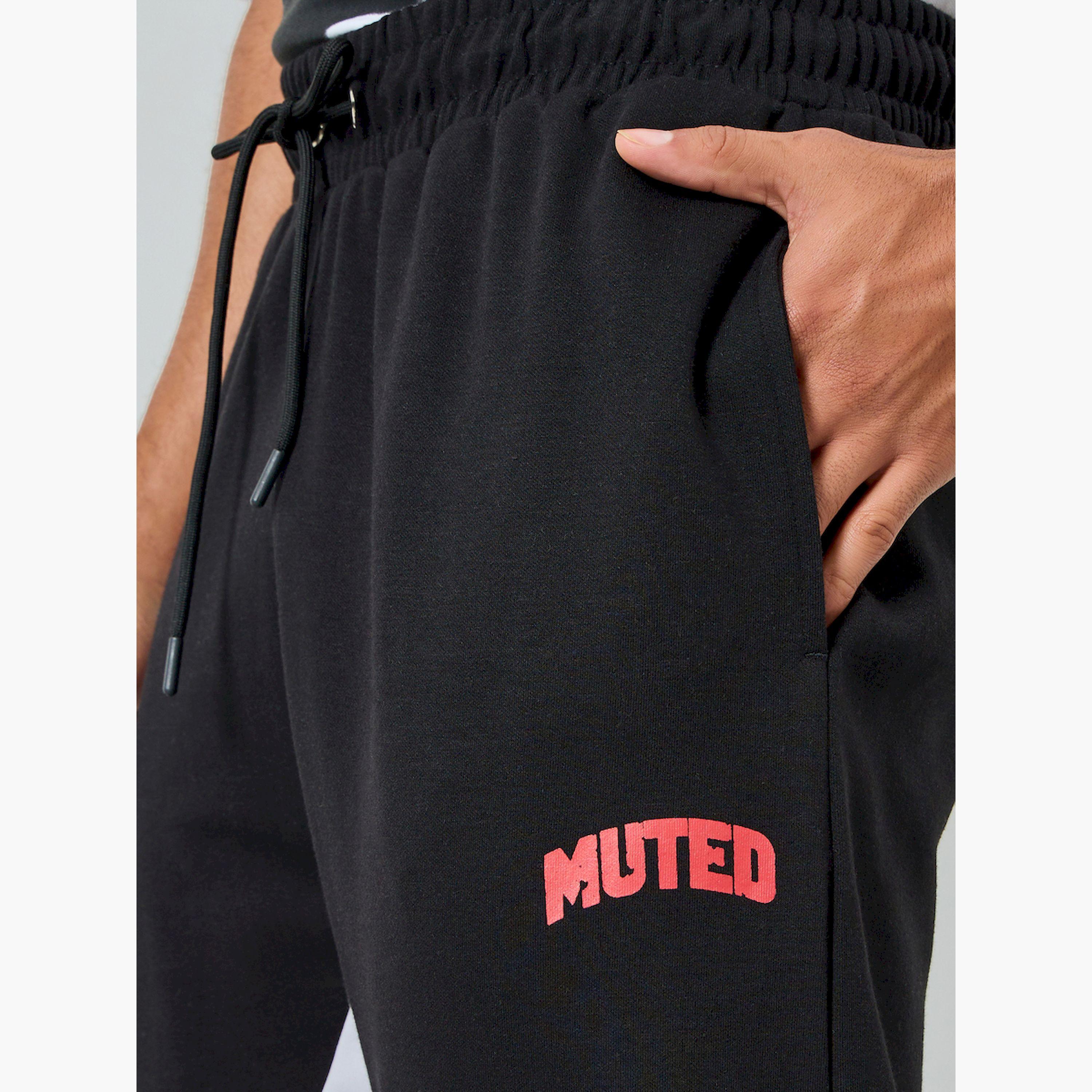 Styli Men Graphic Oversized T-Shirt and Joggers Co-Ords-men-clothing-coordsets-image-5