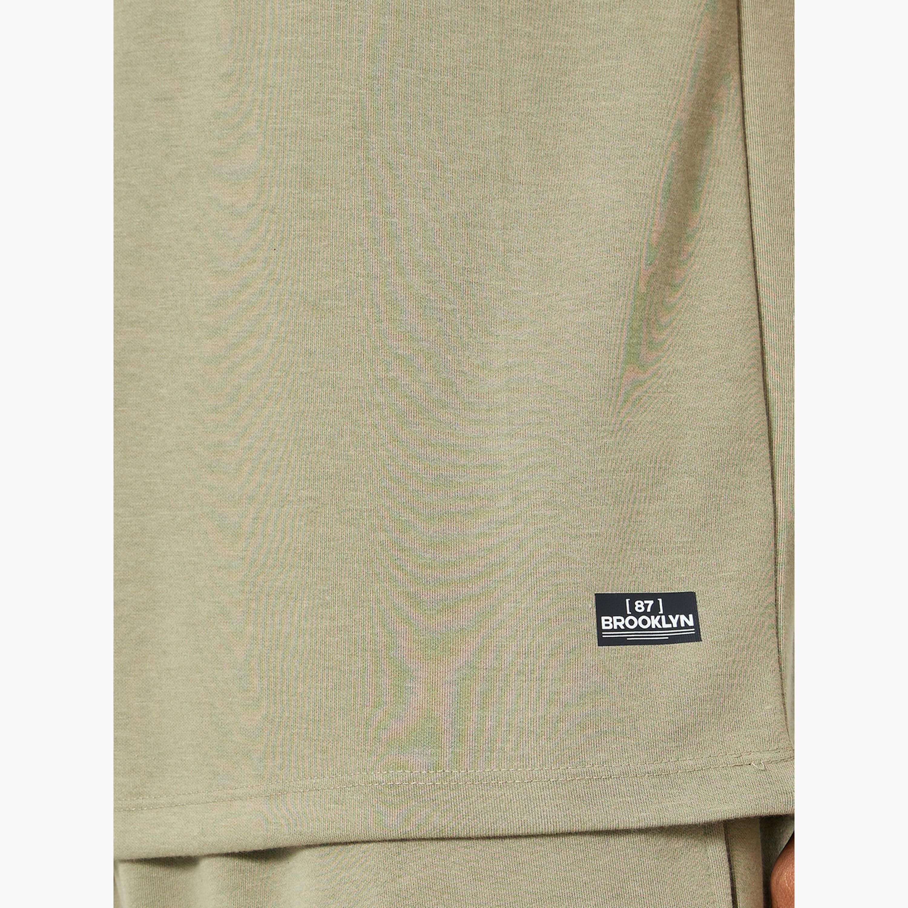 Styli Men Taping Detail Regular Fit T-Shirt and Shorts Co-Ords-men-clothing-coordsets-image-4