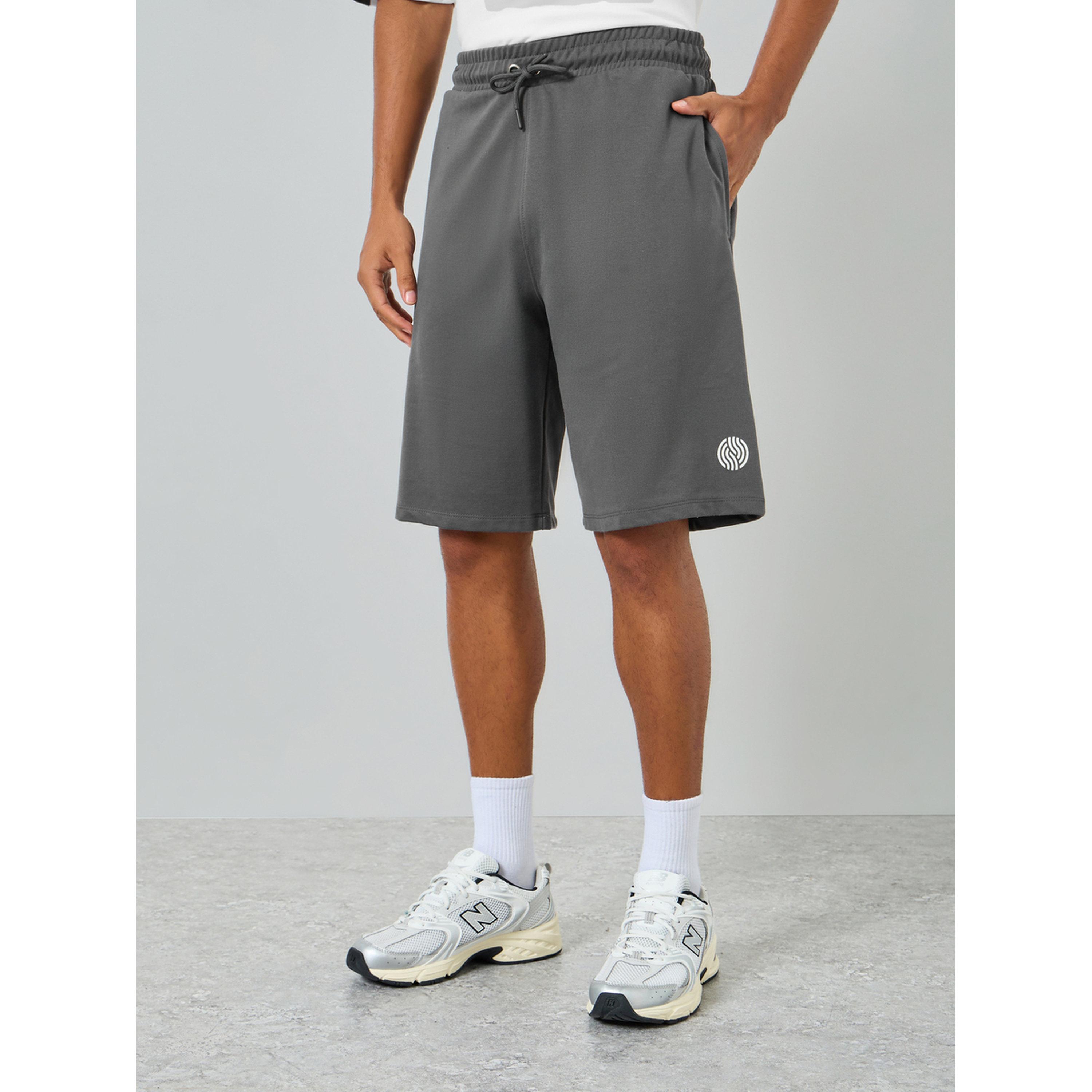 Styli Men White Oversized Polo and Shorts Co-Ords-men-clothing-coordsets-image-4