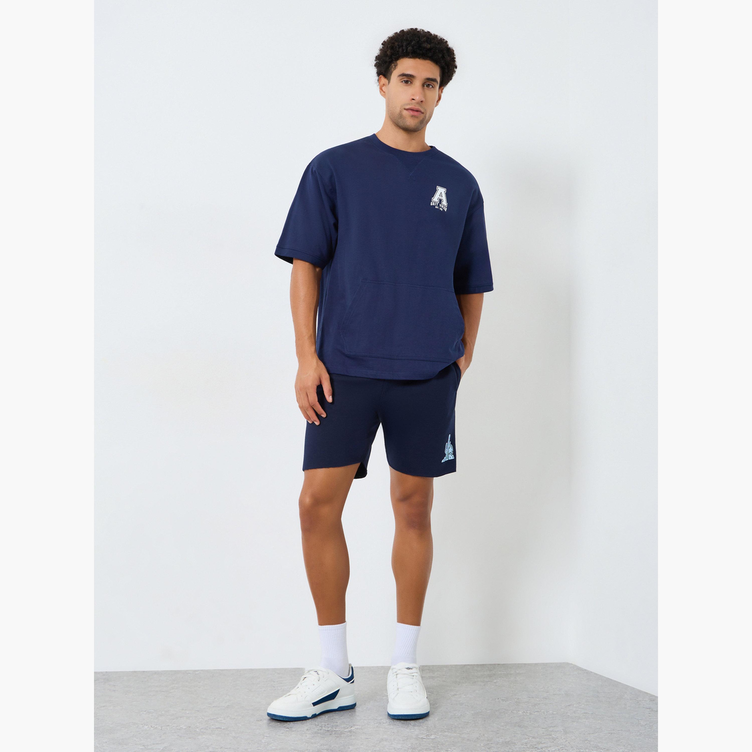 Styli Men Regular Fit Print Detail Shorts-men-clothing-bottoms-shorts-image-2
