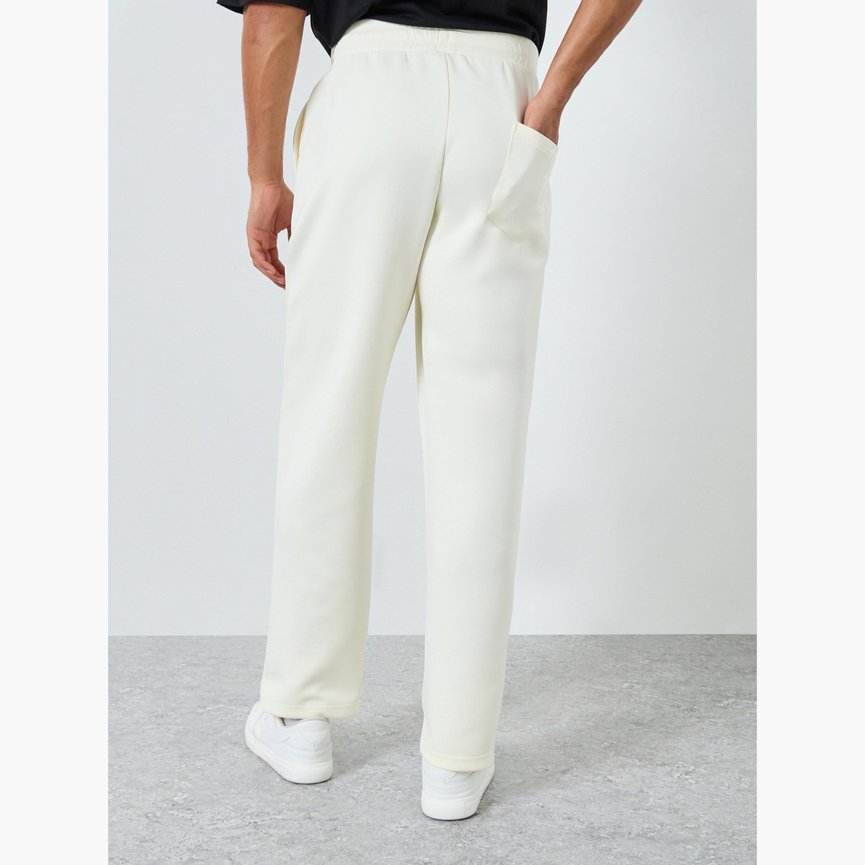 Styli Men Cream Relaxed Fit Joggers-men-clothing-bottoms-joggers-image-4