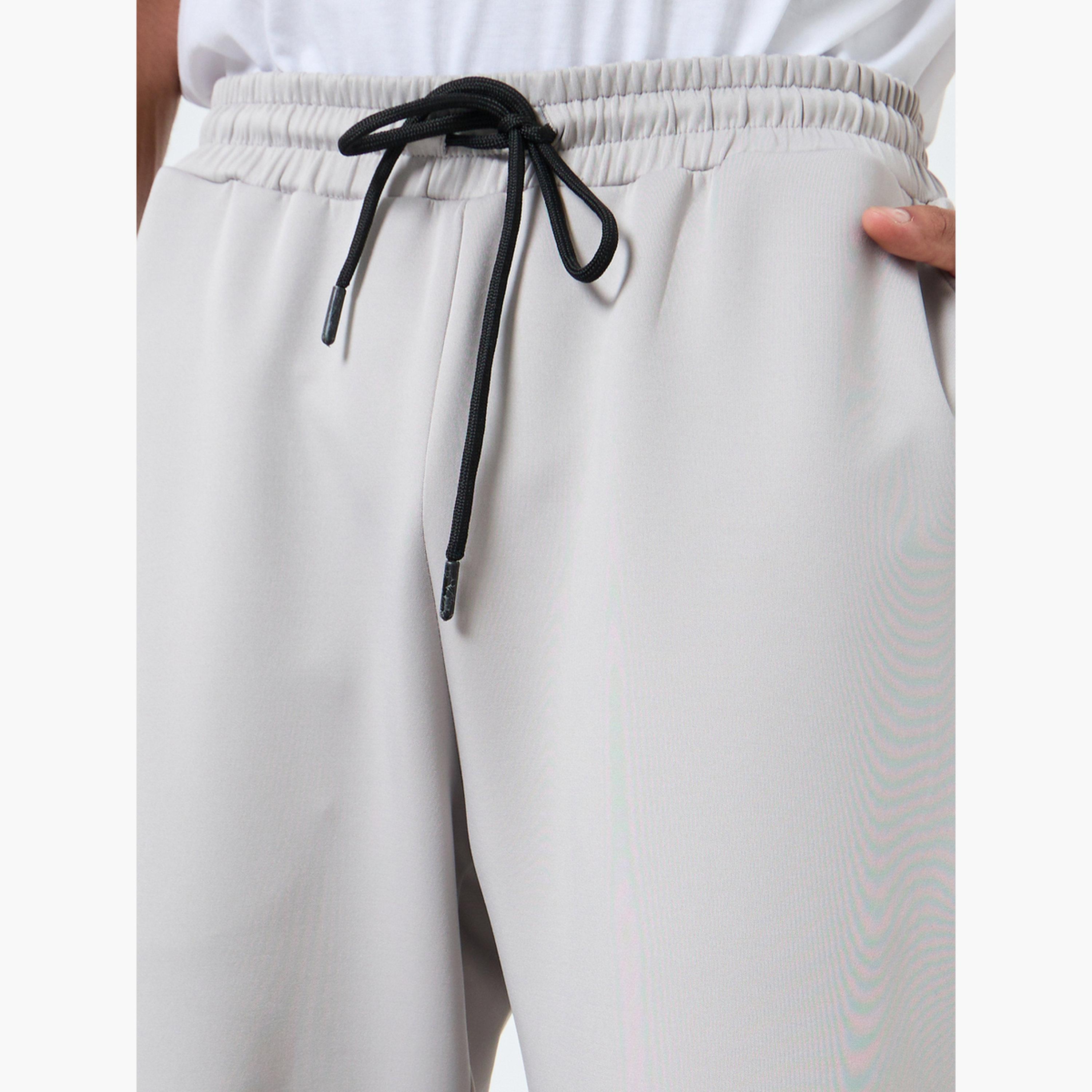 Styli Men Grey Joggers with Printed Side Panel-men-clothing-bottoms-joggers-image-3