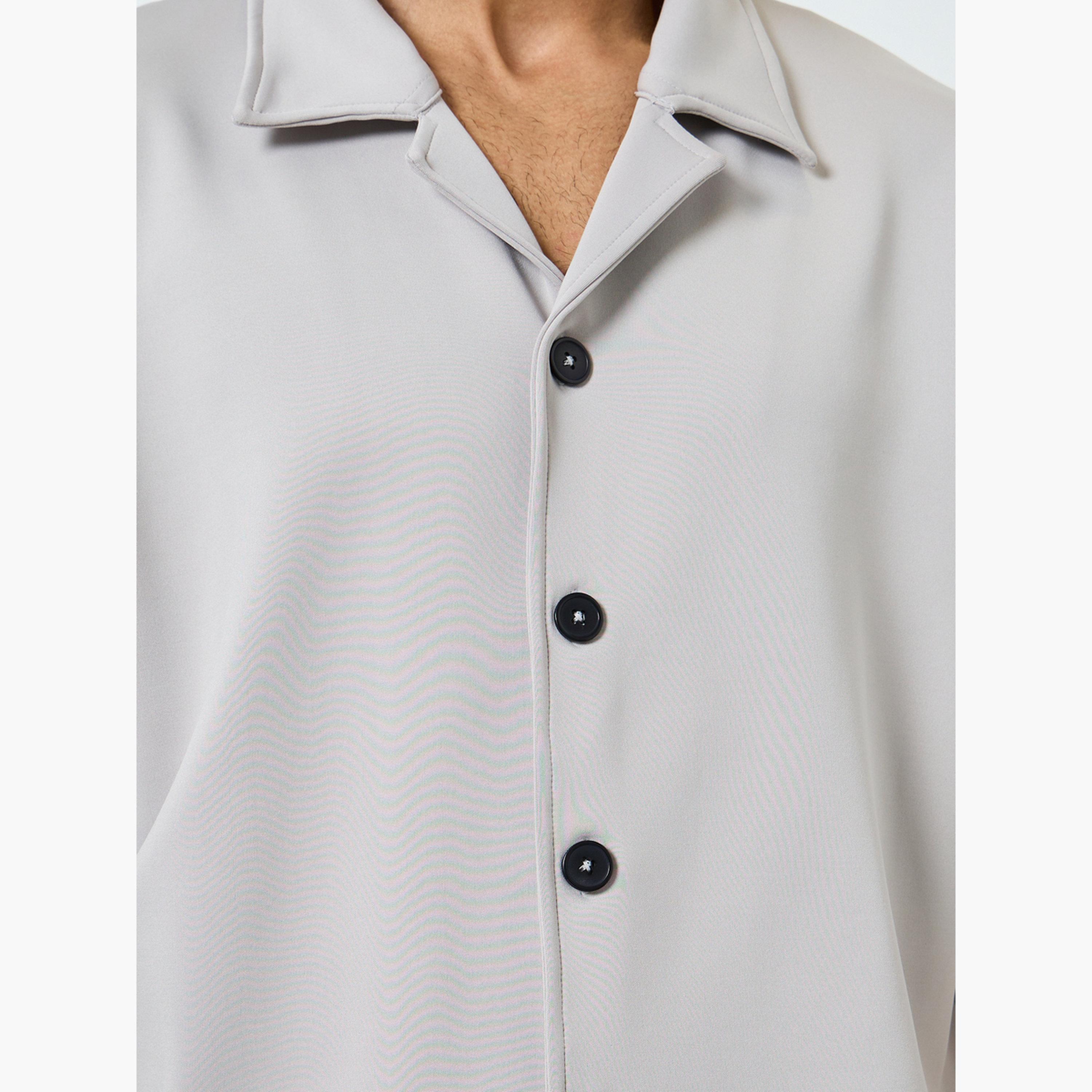 طقم منسق من قميص وشورت بقصة مربعة للرجال-men-clothing-coordsets-image-3