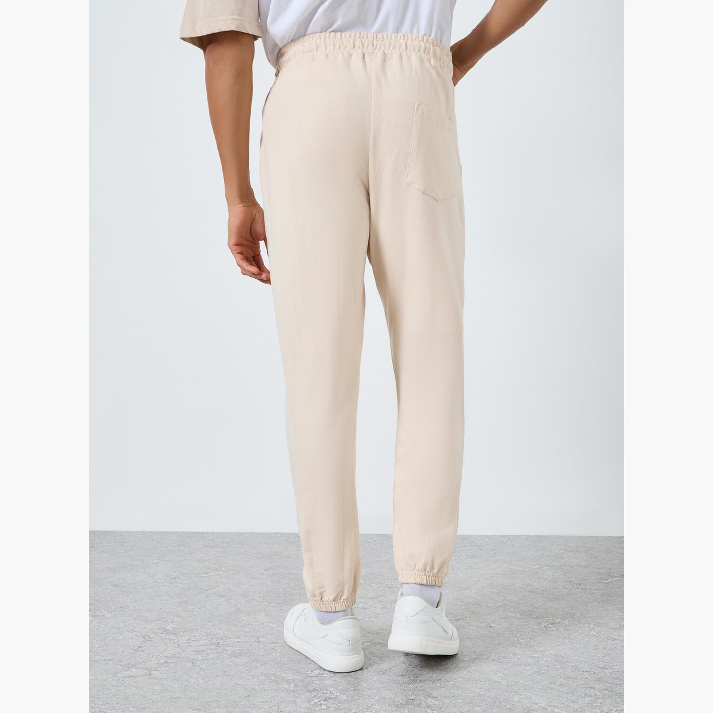 Styli Men Slim Fit Panel Print Joggers-men-clothing-bottoms-joggers-image-4