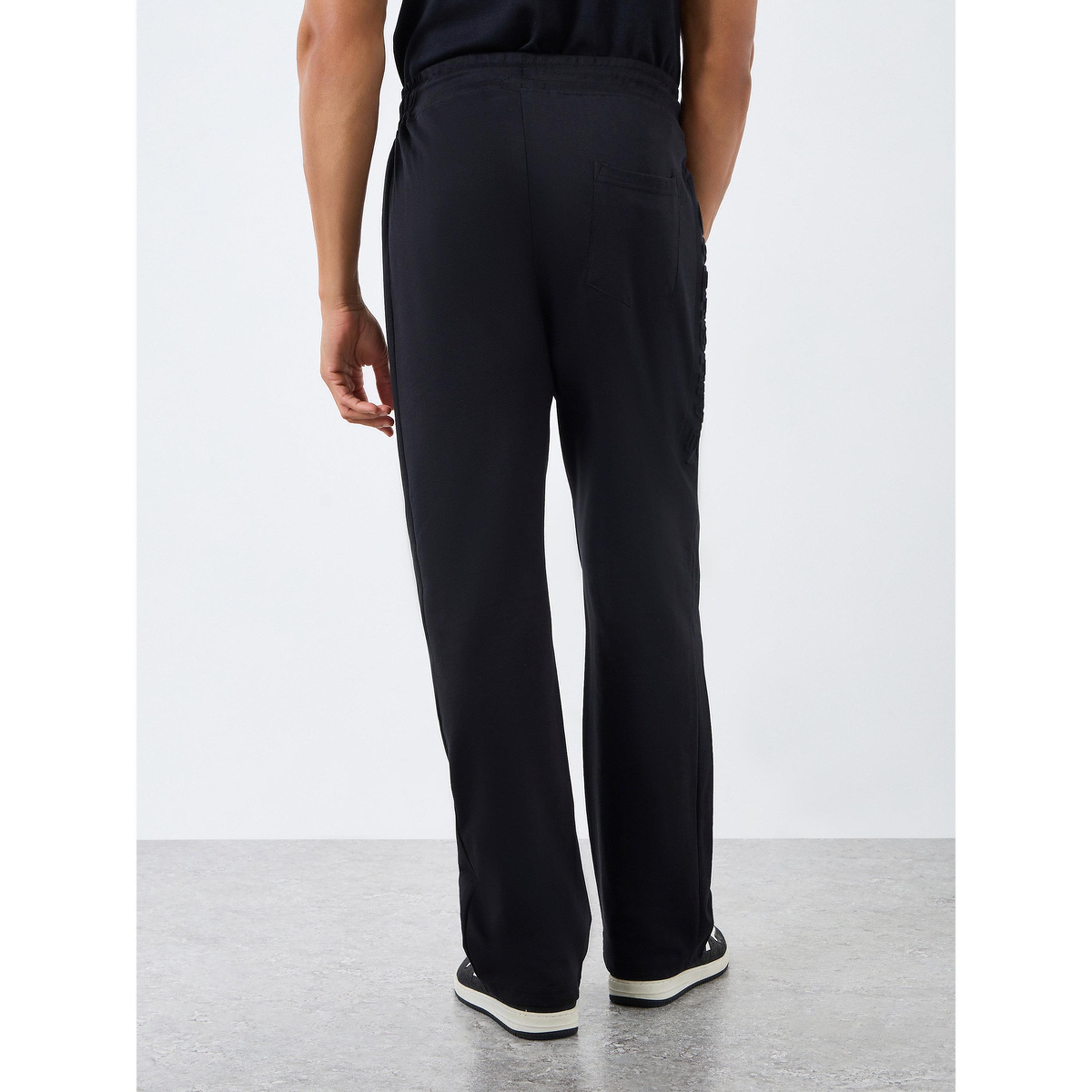 بنطال جوغر رجالي فضفاض بتفاصيل بارزة على الجانب-men-clothing-bottoms-joggers-image-4