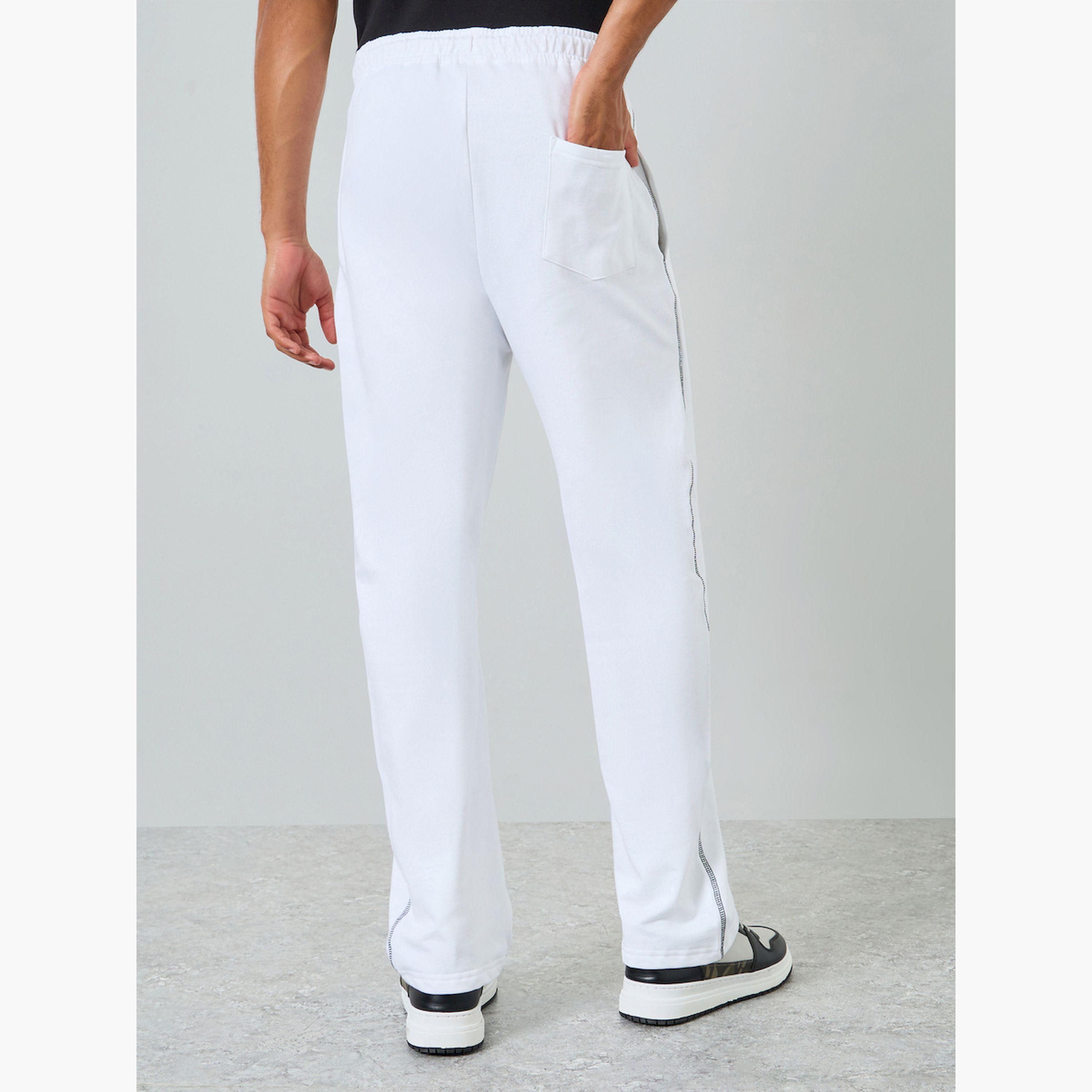 جوغر فليس بقصة أرجل مستقيمة ودرزات-men-clothing-bottoms-joggers-image-4