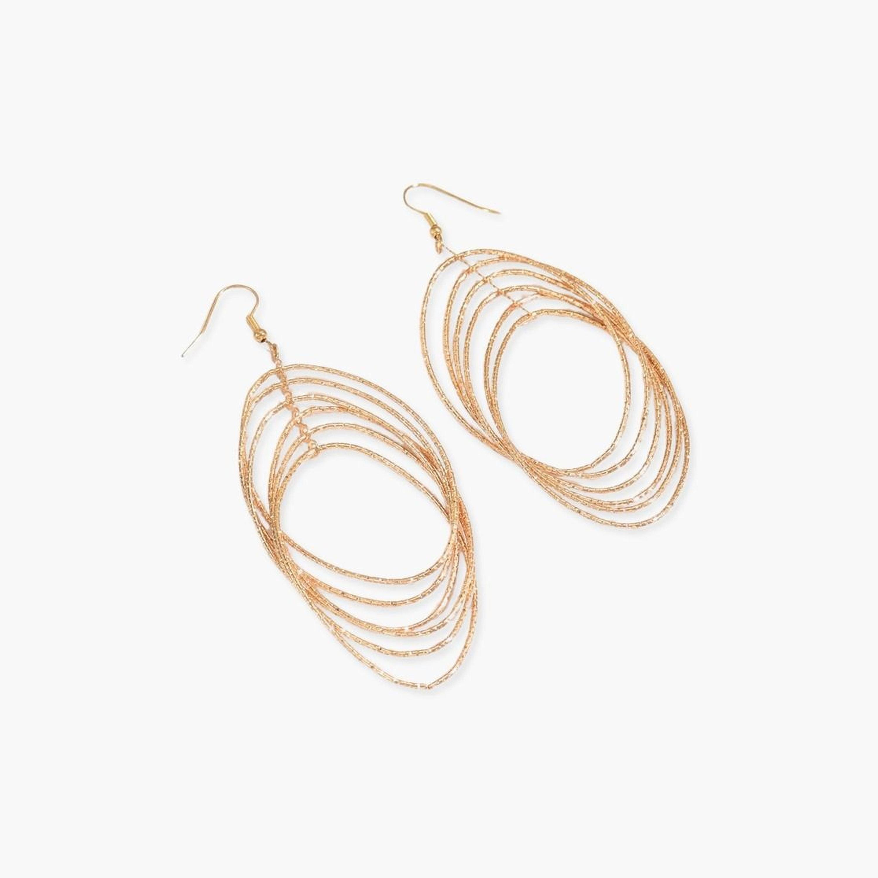 أقراط متدلية معدنية للنساء من تيك تو-women-watchesandjewellery-jewellery-earrings-image-1