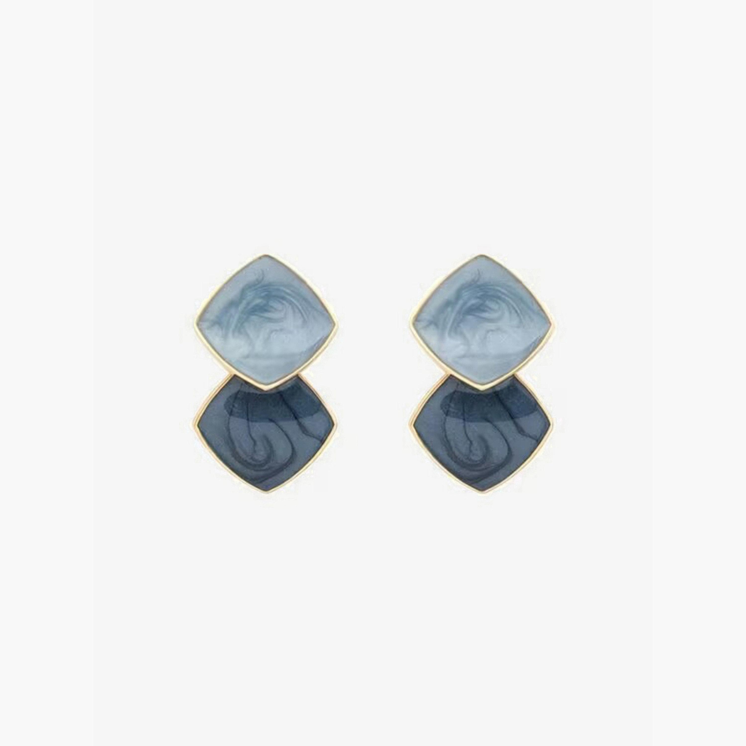 Take Two Women's Rhombus Geometric Earrings-women-watchesandjewellery-jewellery-earrings-image-1