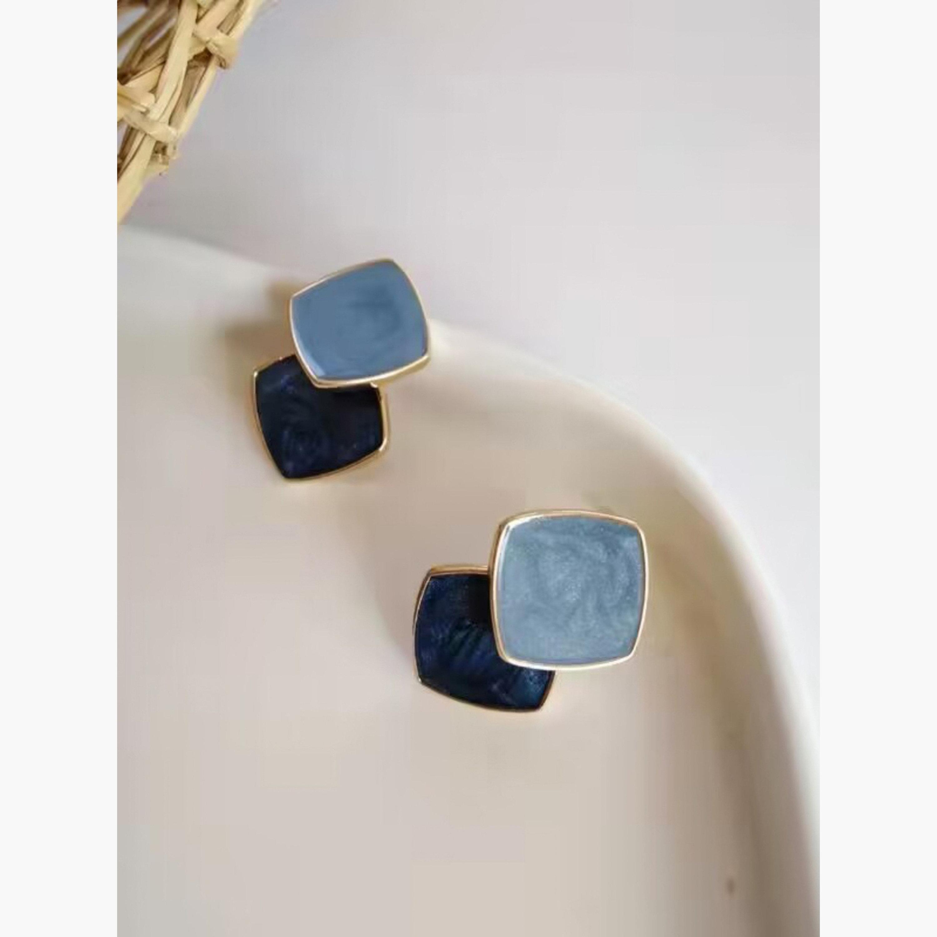 Take Two Women's Rhombus Geometric Earrings-women-watchesandjewellery-jewellery-earrings-image-4