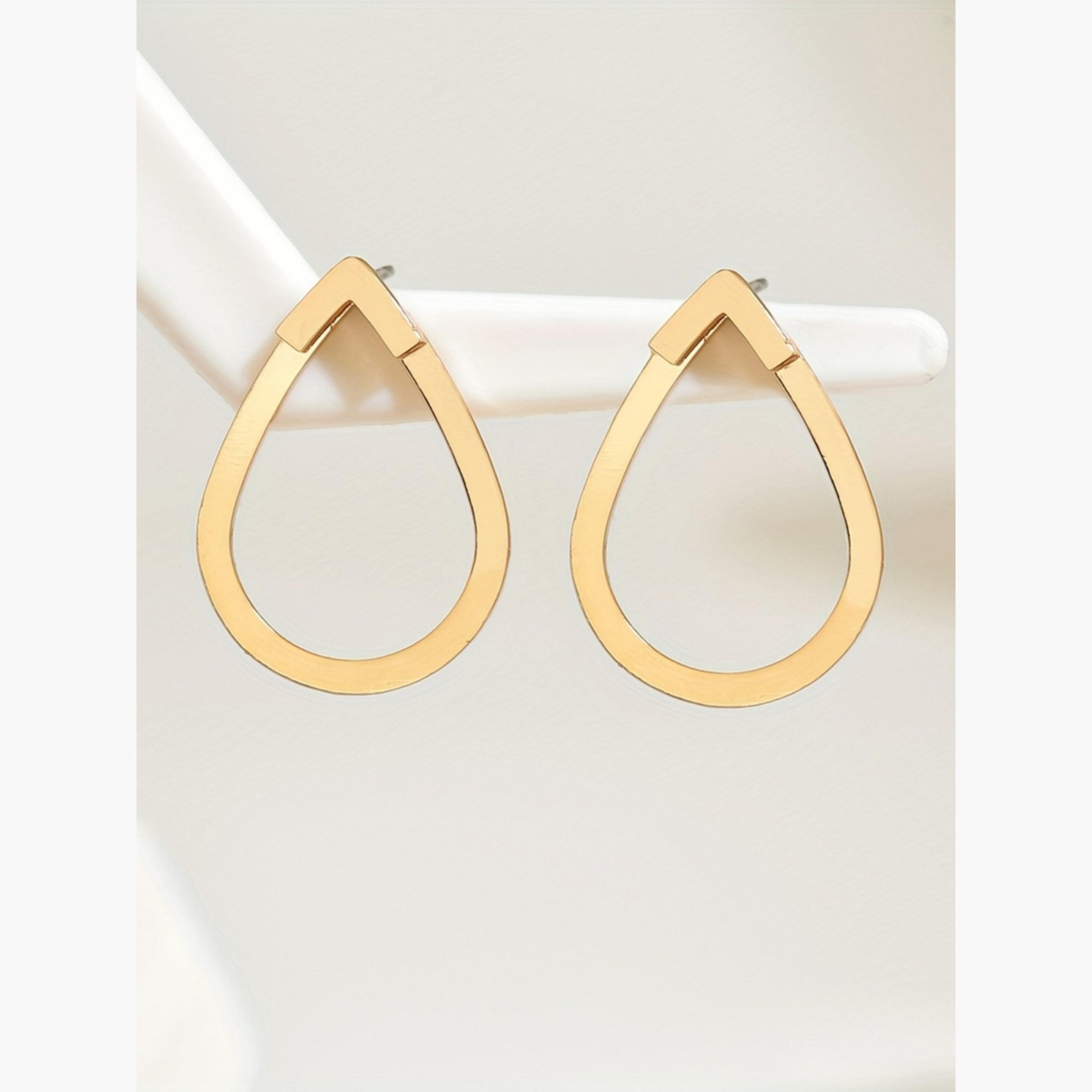 Take Two Women's Metal Geometric Earrings-women-watchesandjewellery-jewellery-earrings-image-3