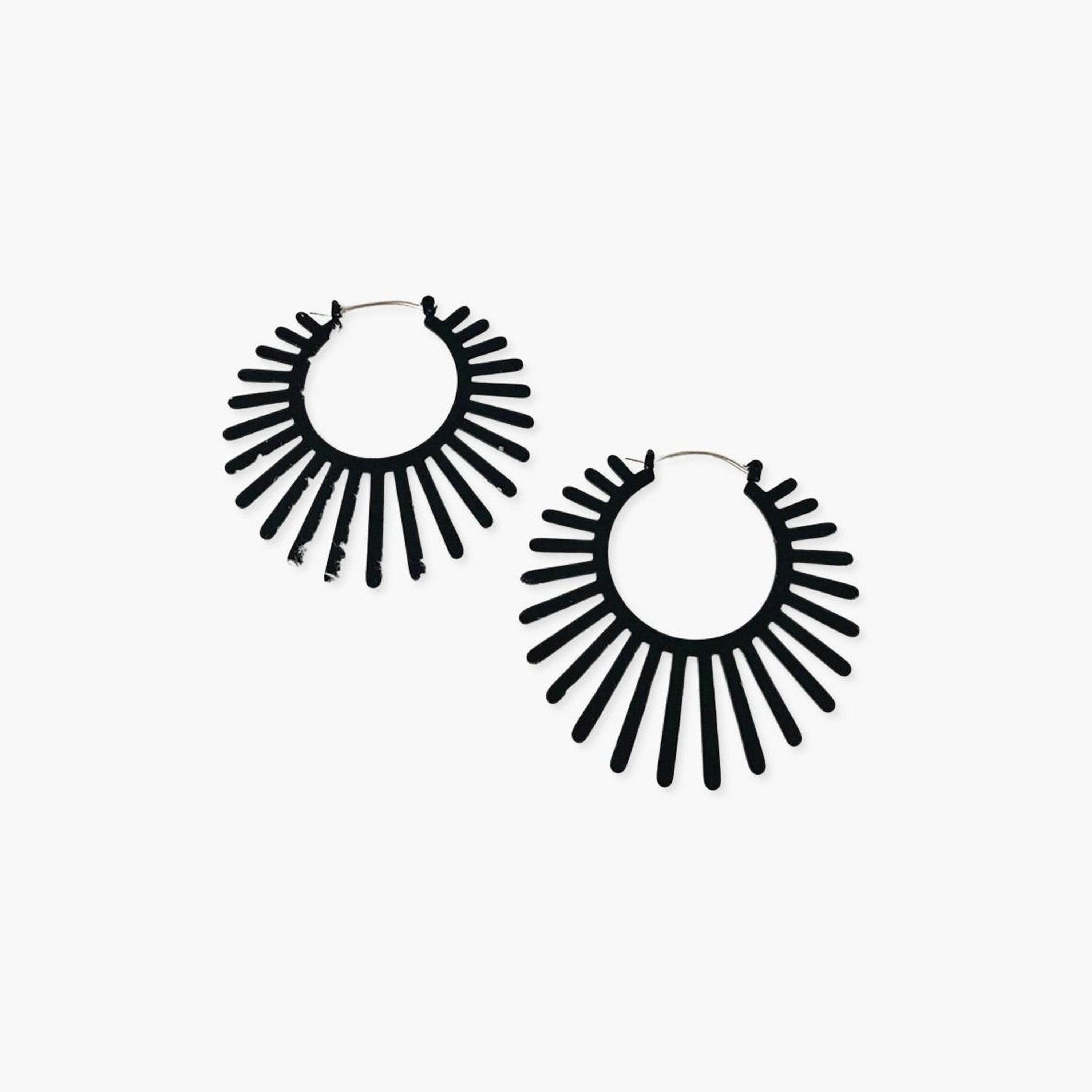 Take Two Women's Radial Hoop Earrings-women-watchesandjewellery-jewellery-earrings-image-1