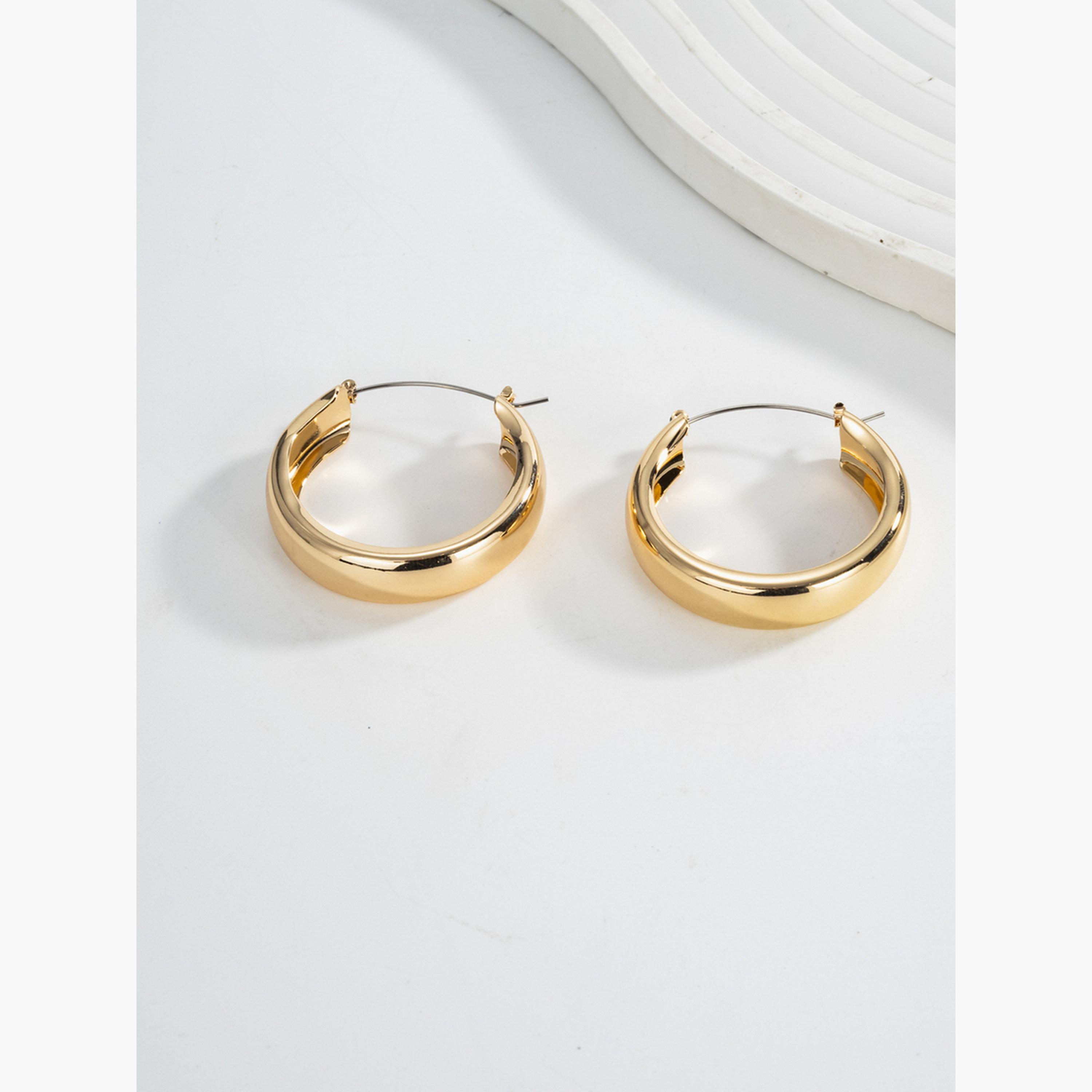 Take Two Women's Metal Geometric Earrings-women-watchesandjewellery-jewellery-earrings-image-3