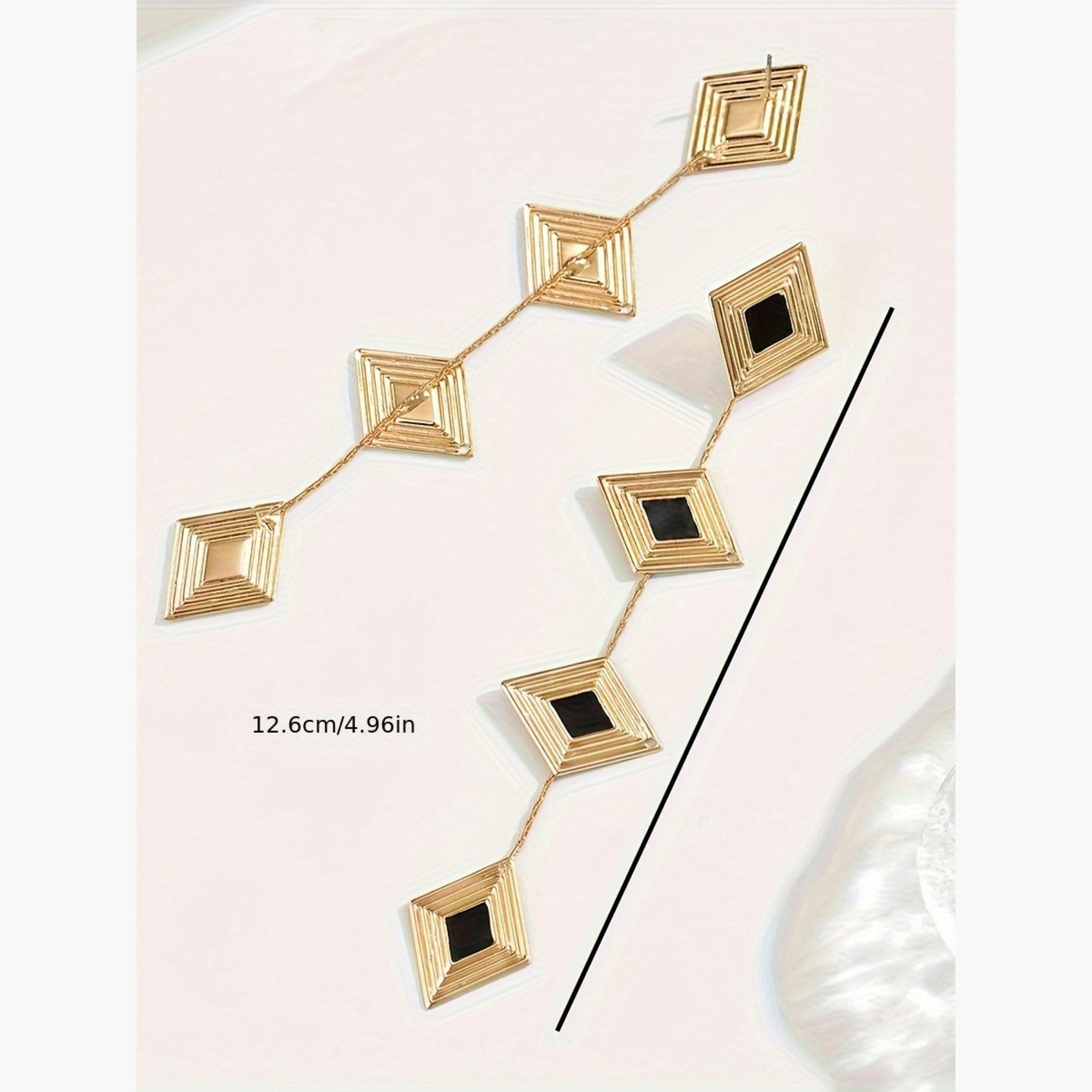 Take Two Women's Geometric Design Earrings-women-watchesandjewellery-jewellery-earrings-image-4