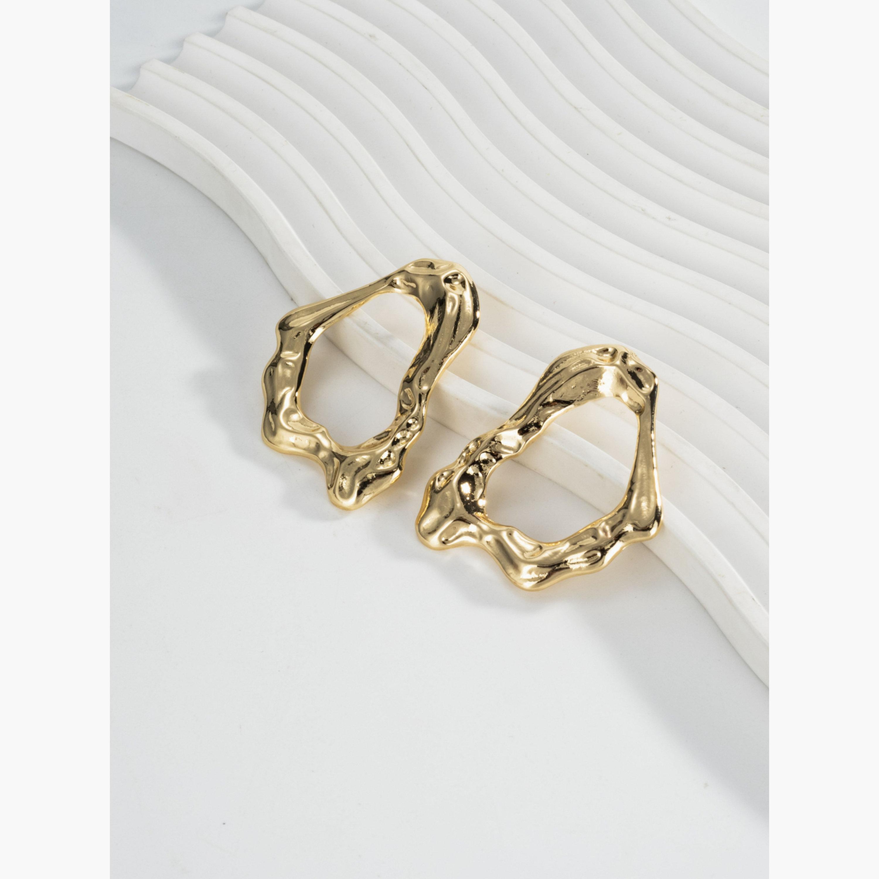 Take Two Women's Metal Geometric Earrings-women-watchesandjewellery-jewellery-earrings-image-6