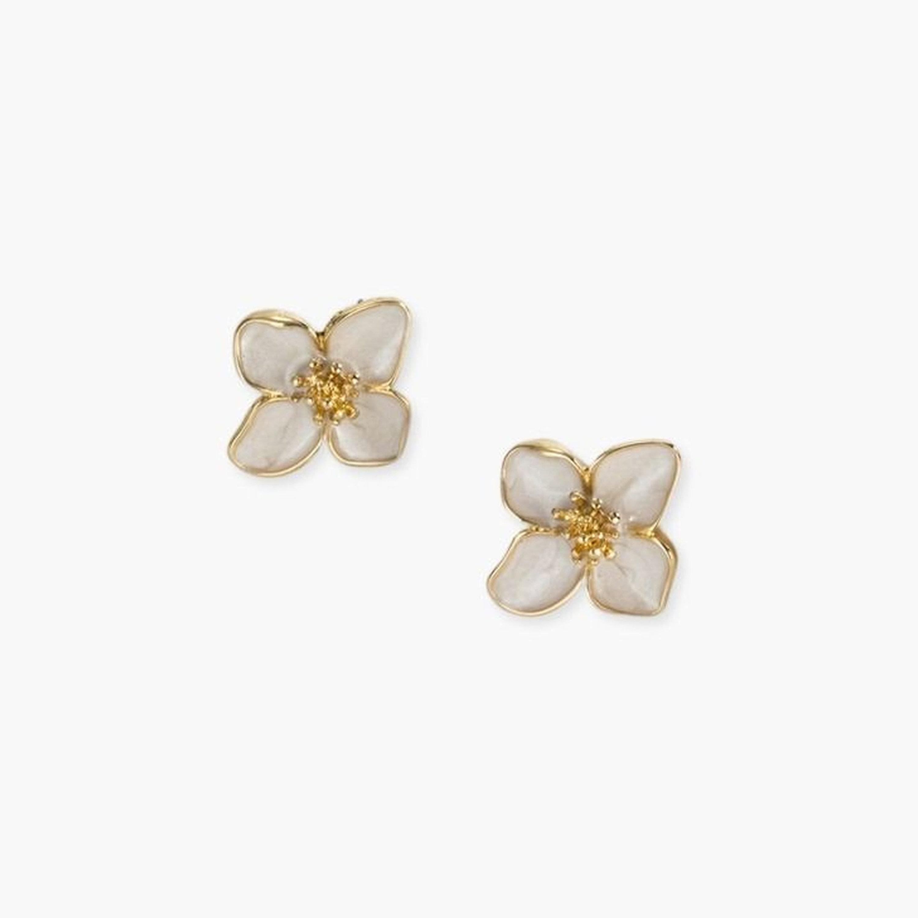 أقراط بتصميم زهور من تيك تو للنساء-women-watchesandjewellery-jewellery-earrings-image-1