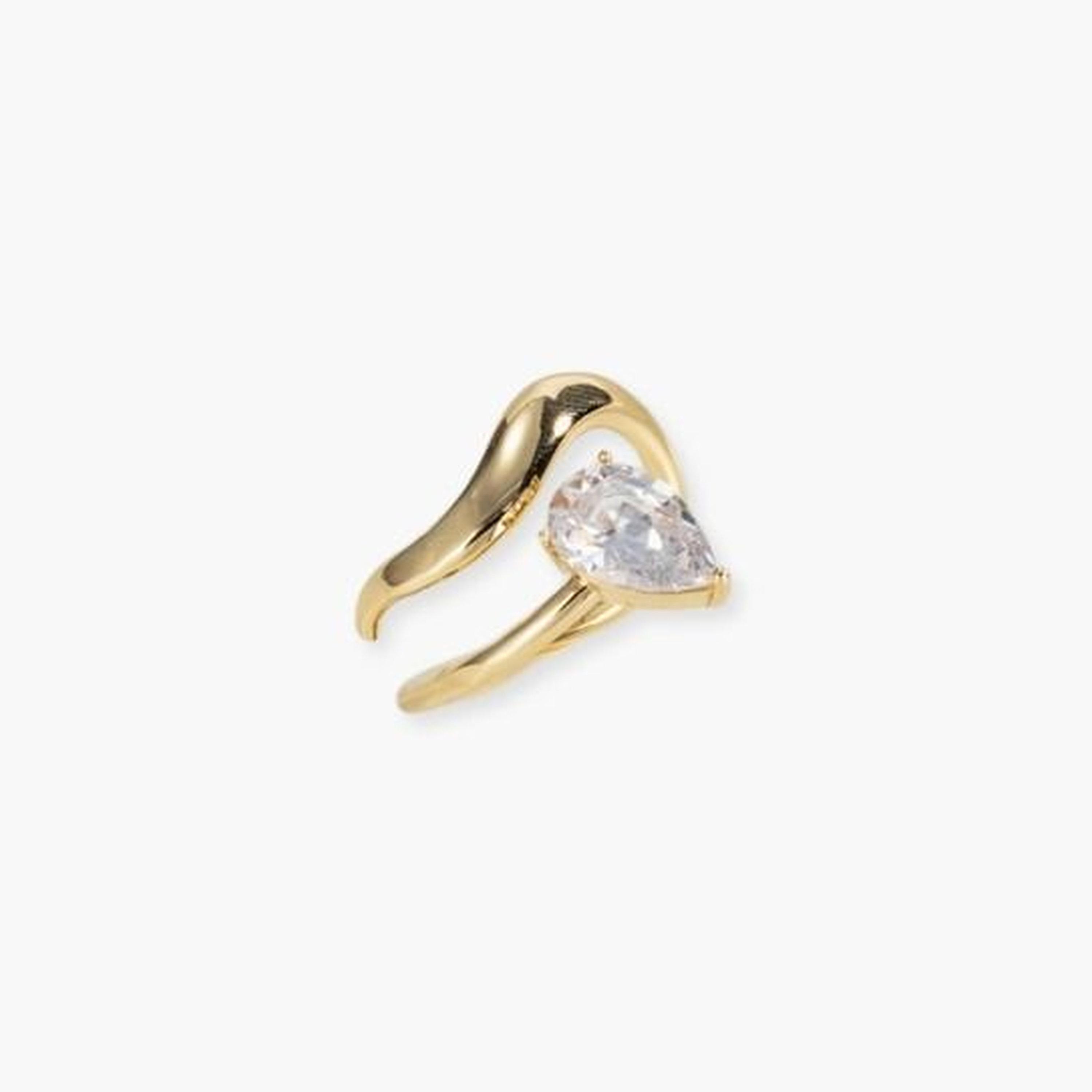 Take Two Women Teardrop Rhinestone Ring-women-watchesandjewellery-jewellery-rings-image-1