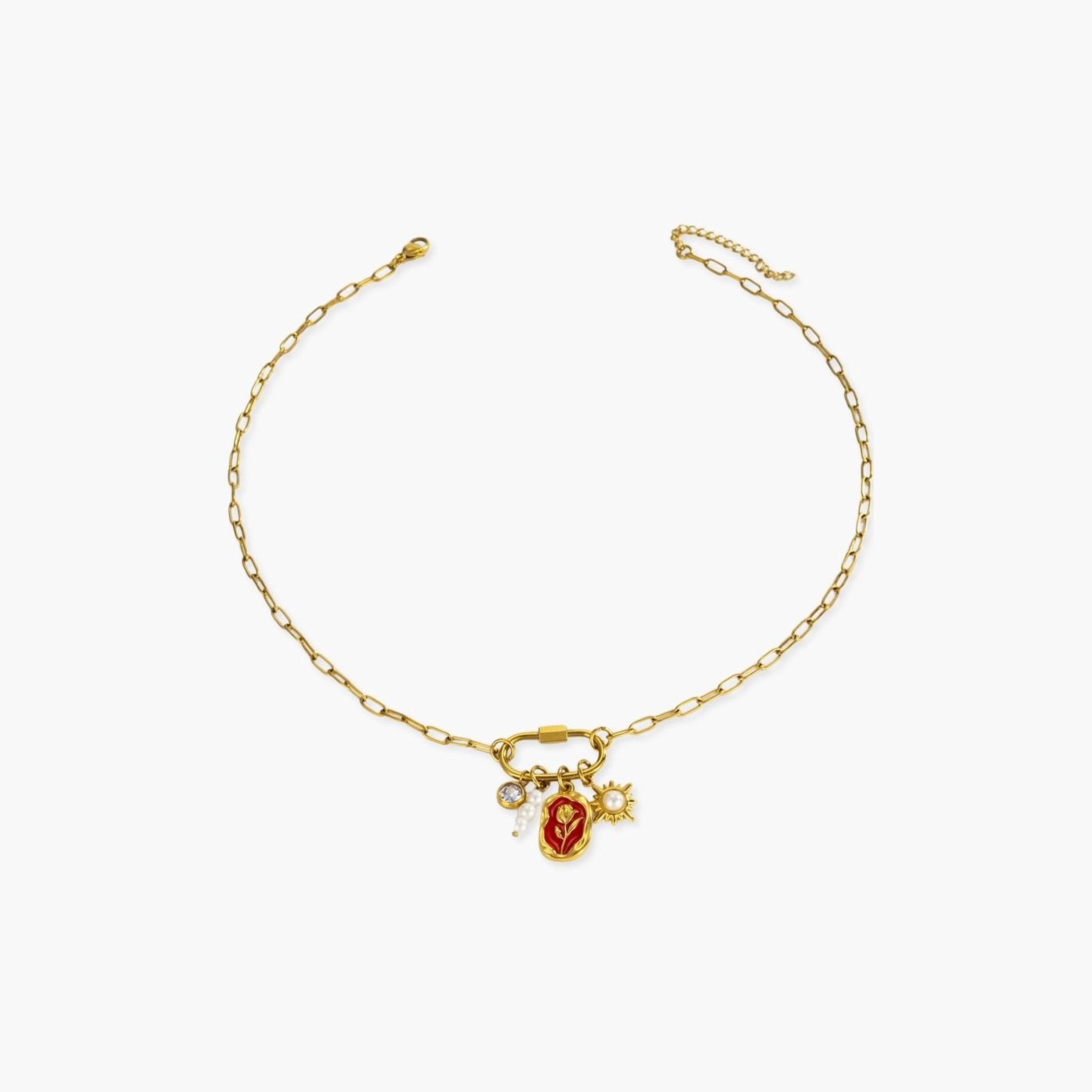 Take Two Women Gold Charm Pendant Necklace-women-watchesandjewellery-jewellery-necklacesandpendants-image-1
