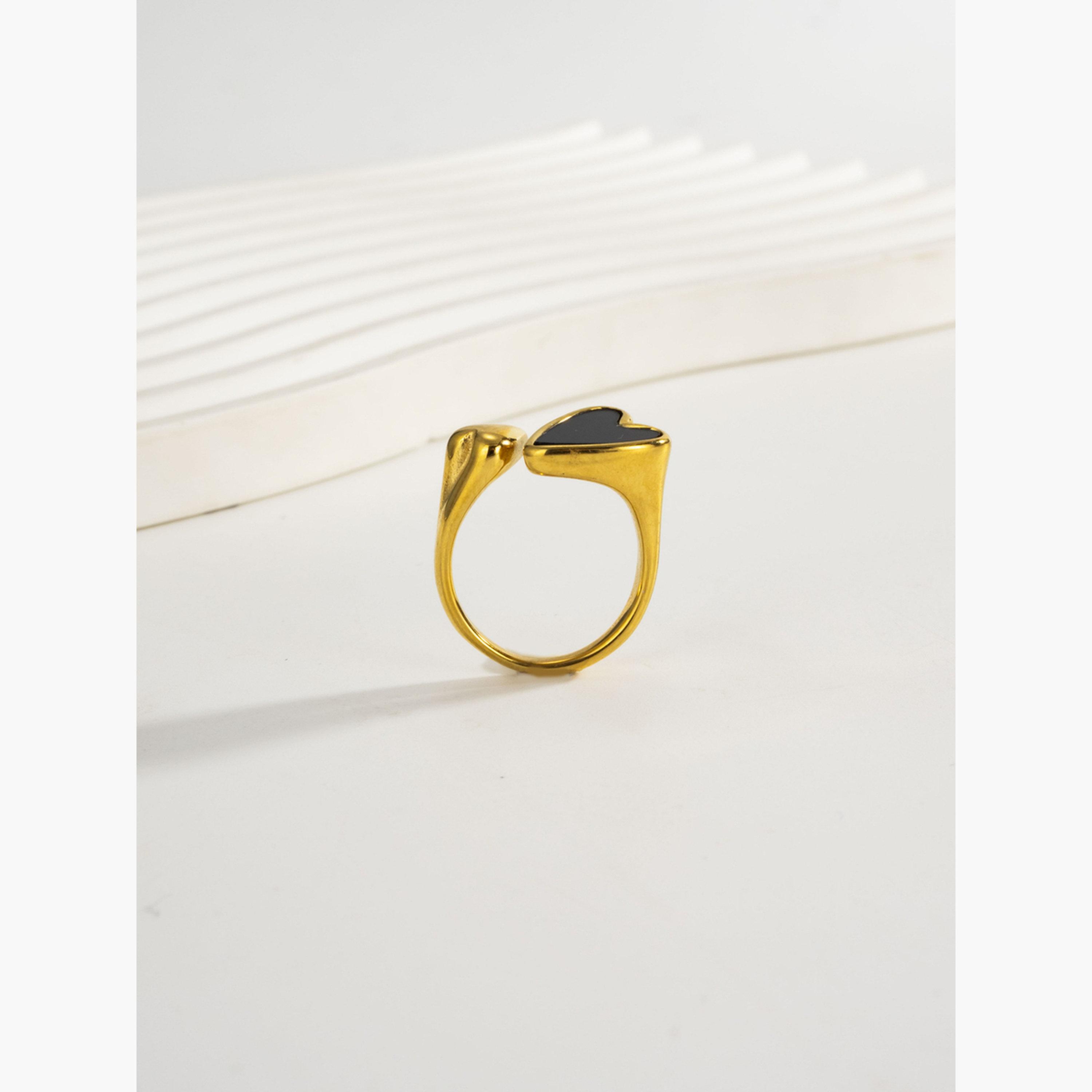 Take Two Women Gold Heart-Shaped Ring-women-watchesandjewellery-jewellery-rings-image-6