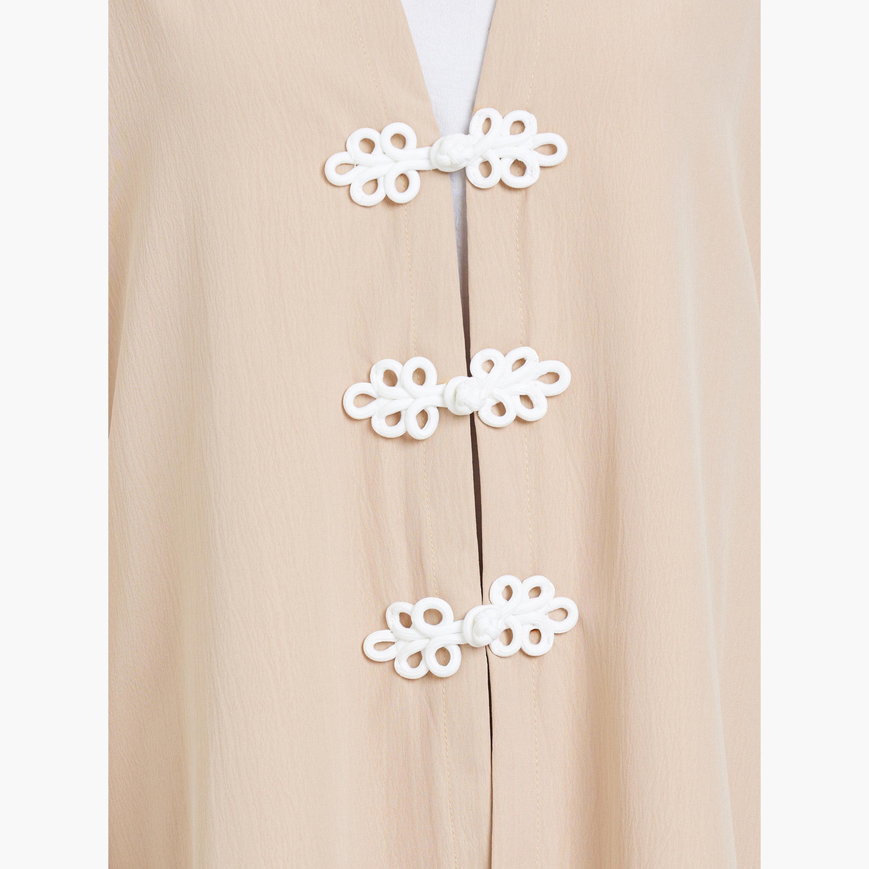 Styli Solid Knot Detail Abaya-women-arabicclothing-abayas-image-4
