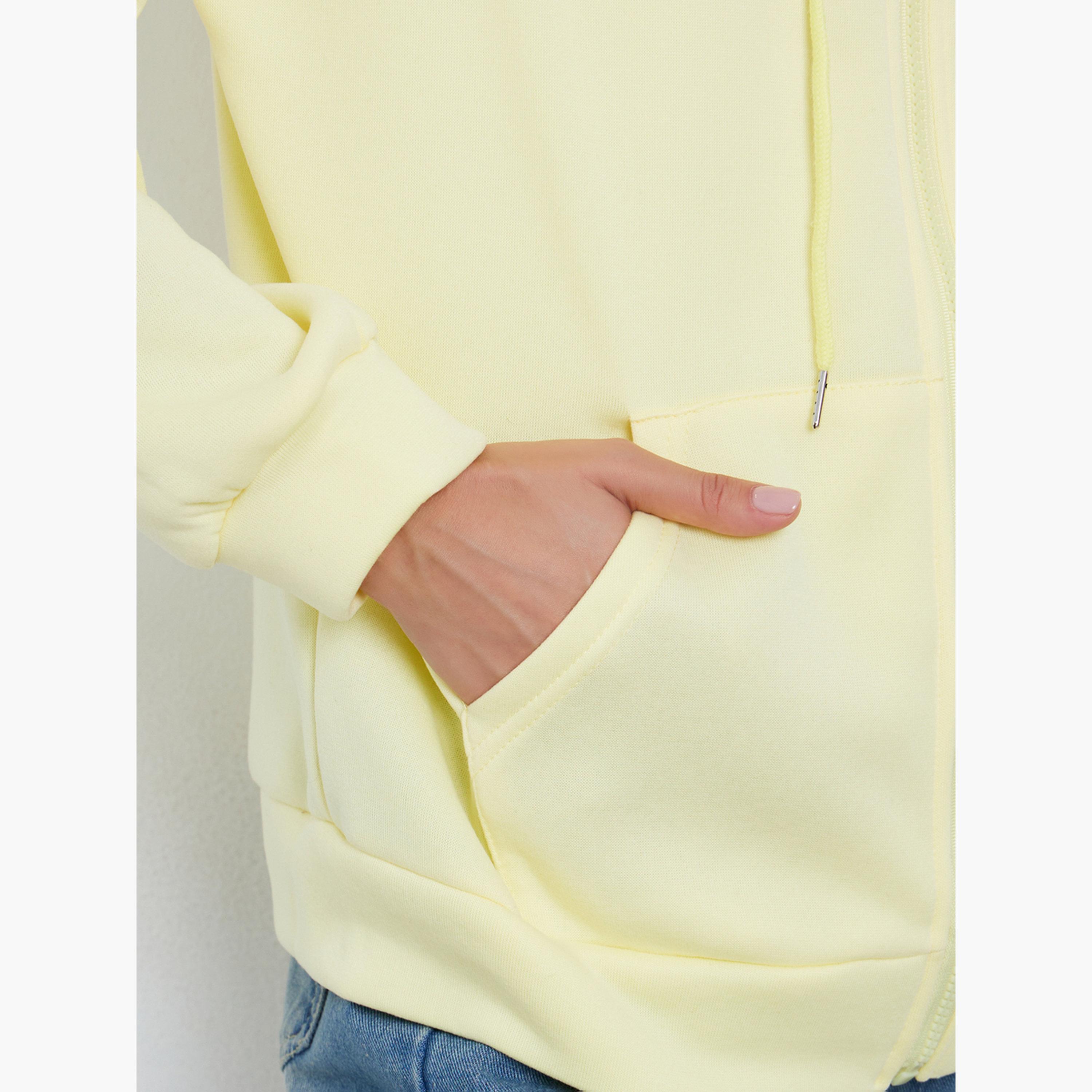 ستايلي - سترة صفراء مريحة بغطاء للرأس-women-winterwear-coatsandjackets-jackets-image-3