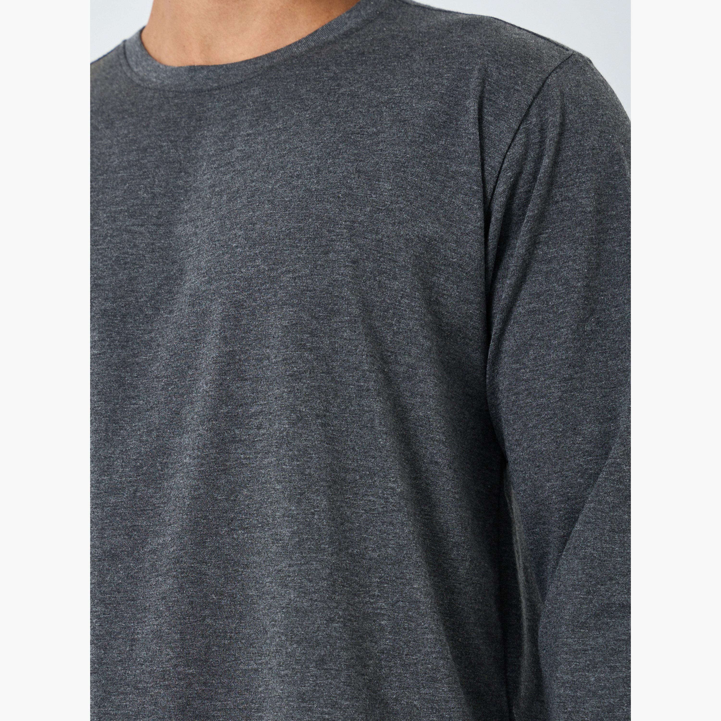 طقم بيجاما من بنطال وتيشيرت بأكمام طويلة-men-clothing-nightwear-sets-image-3