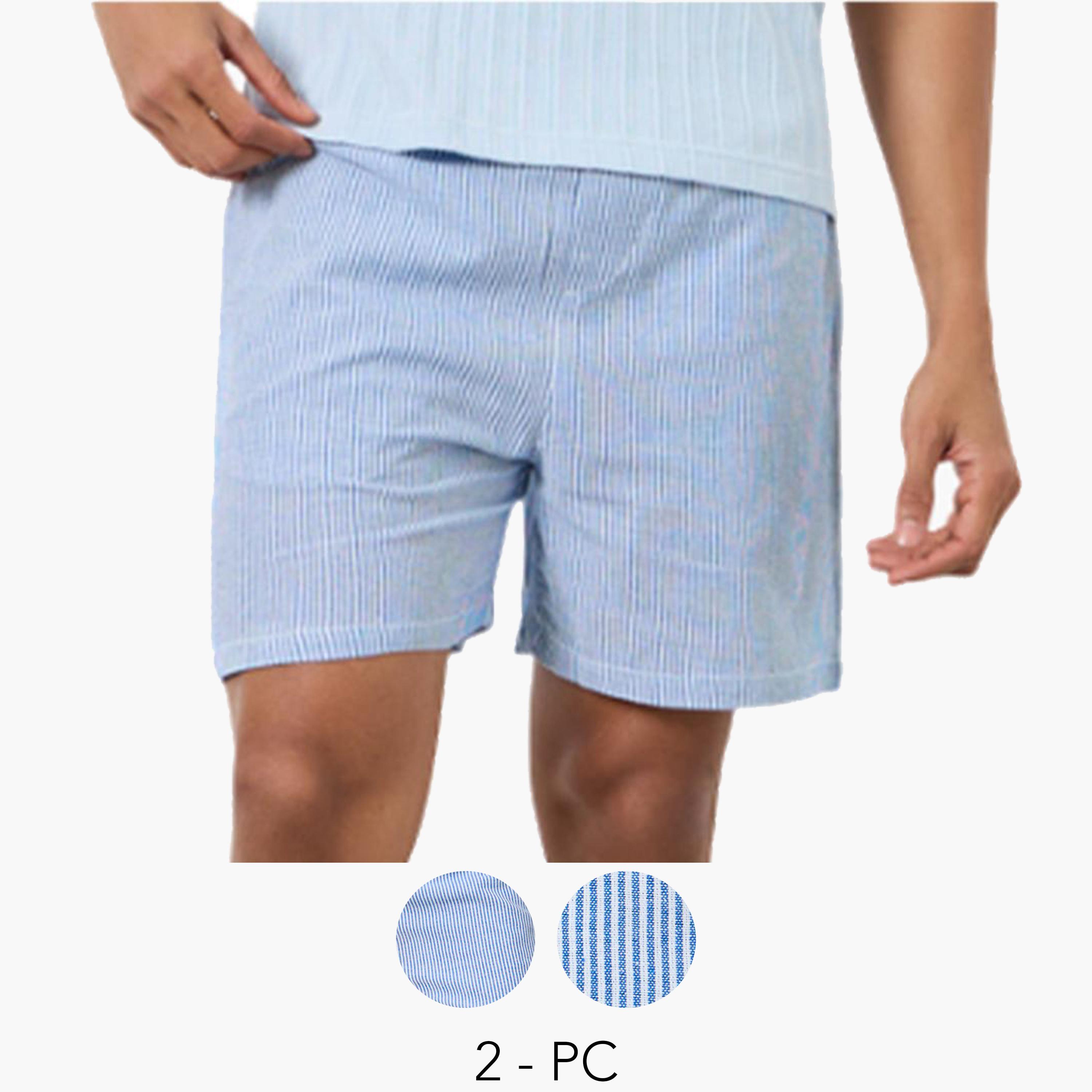 مجموعة من 2 بوكسرات منسوجة-men-clothing-innerwear-underwear-image-1